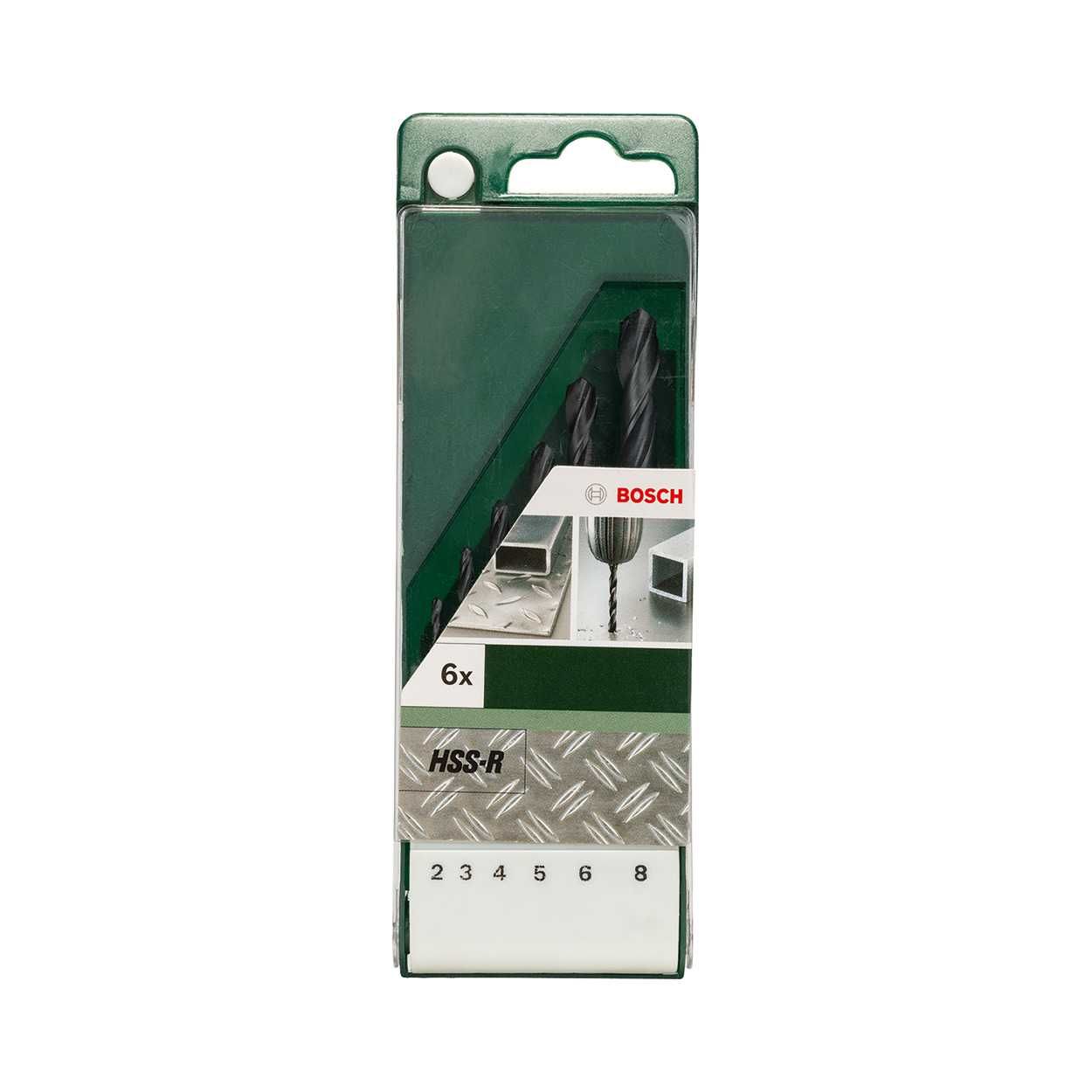 Bosch HSS-R Metal Drill Bit Set (6 Pieces)