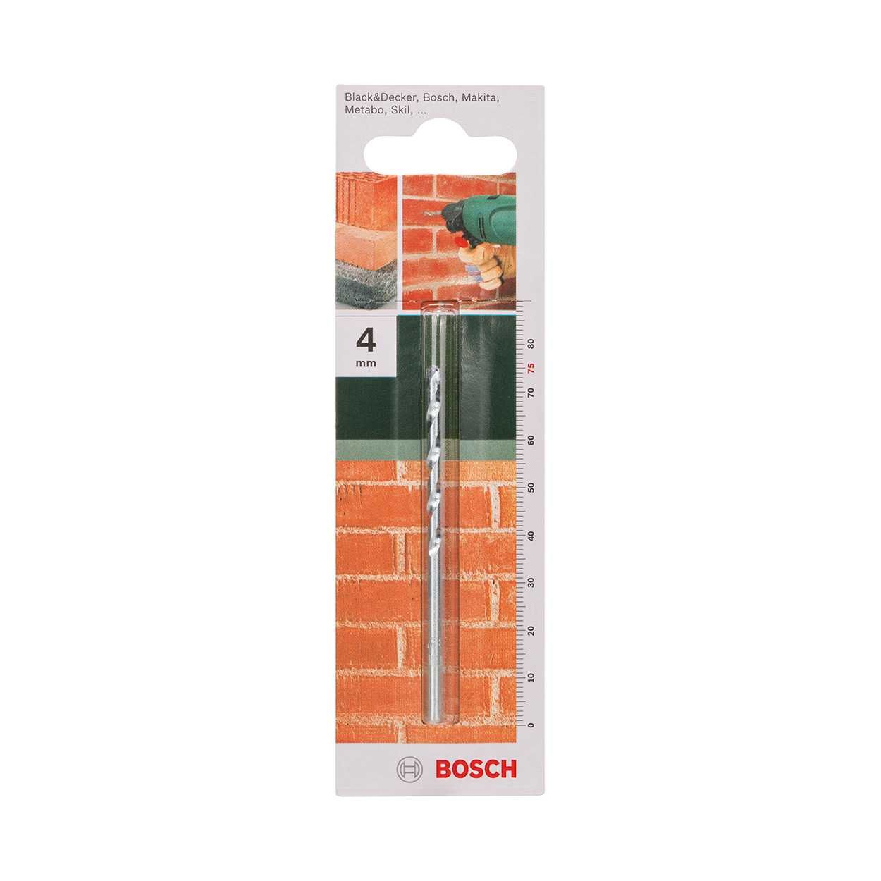 Bosch Masonry Drill Bit with Diameter 4mm