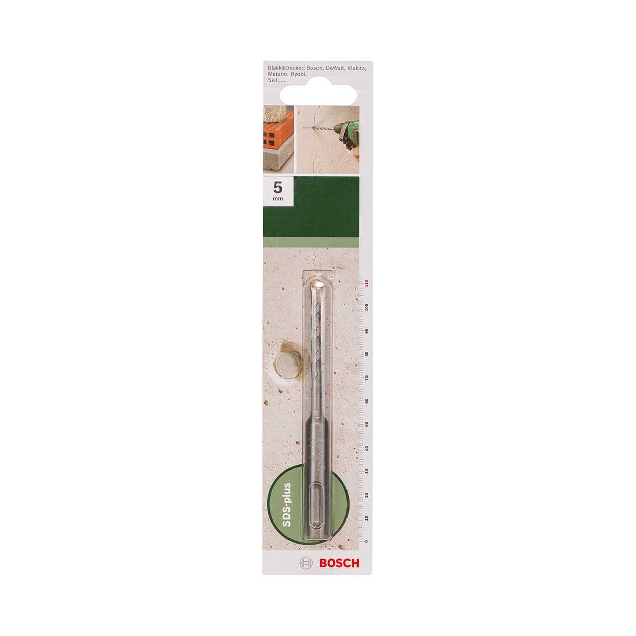 Bosch 110mm SDS-Plus Hammer Drill Bit with Diameter 5mm