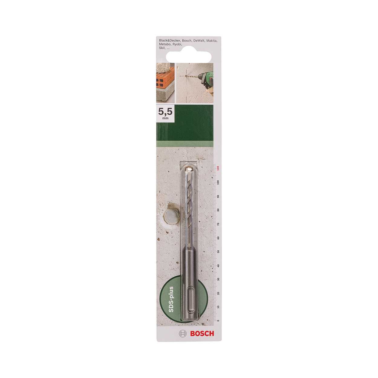 Bosch 110mm SDS-Plus Hammer Drill Bit with Diameter 5.5mm