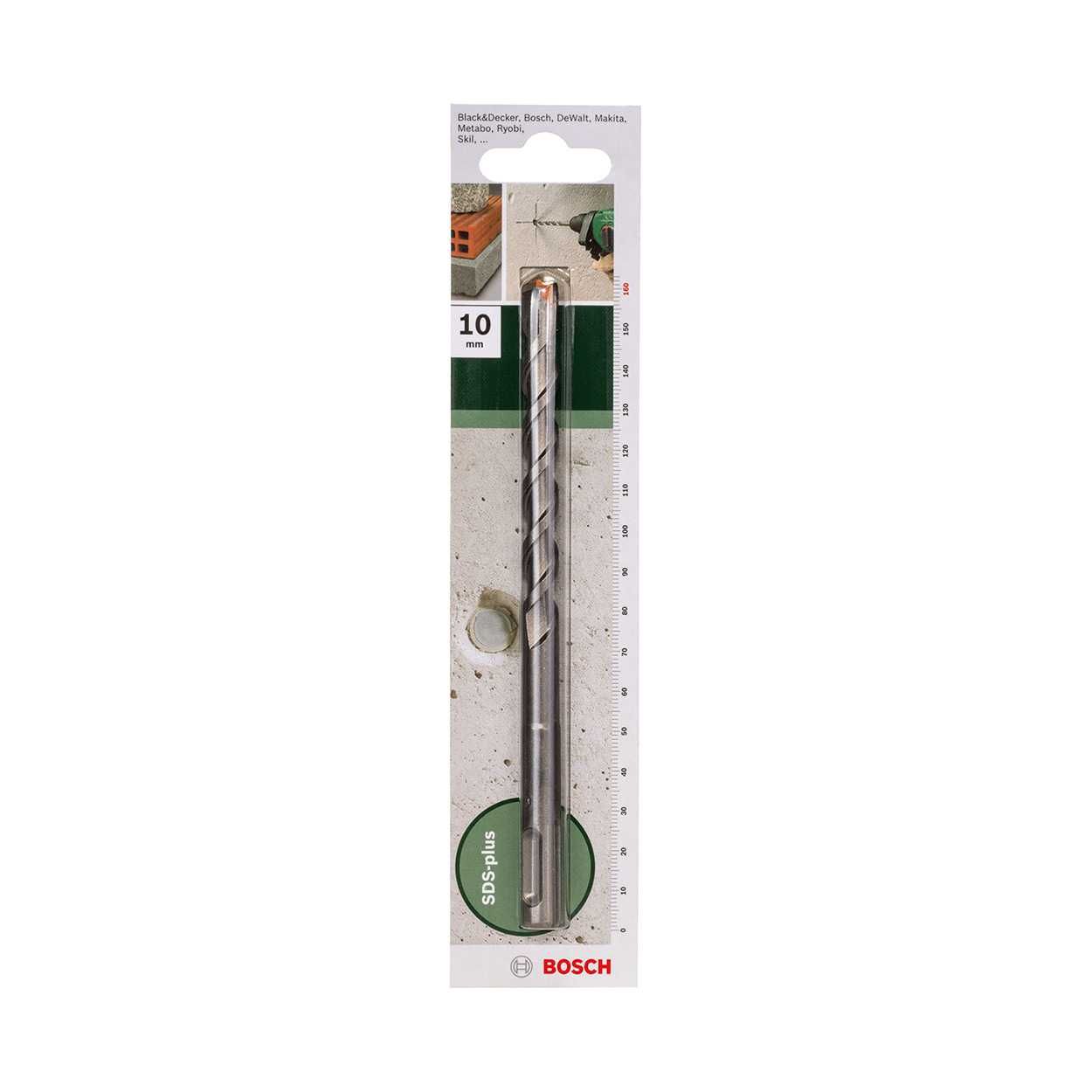 Bosch 160mm SDS-Plus Hammer Drill Bit with Diameter 10mm
