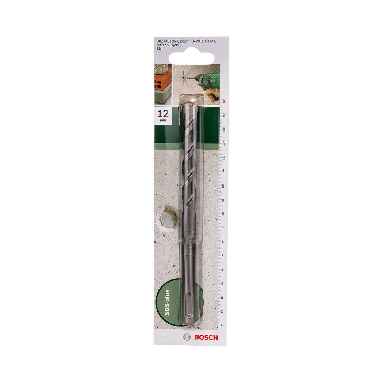 Bosch 160mm SDS-Plus Hammer Drill Bit with Diameter 12mm