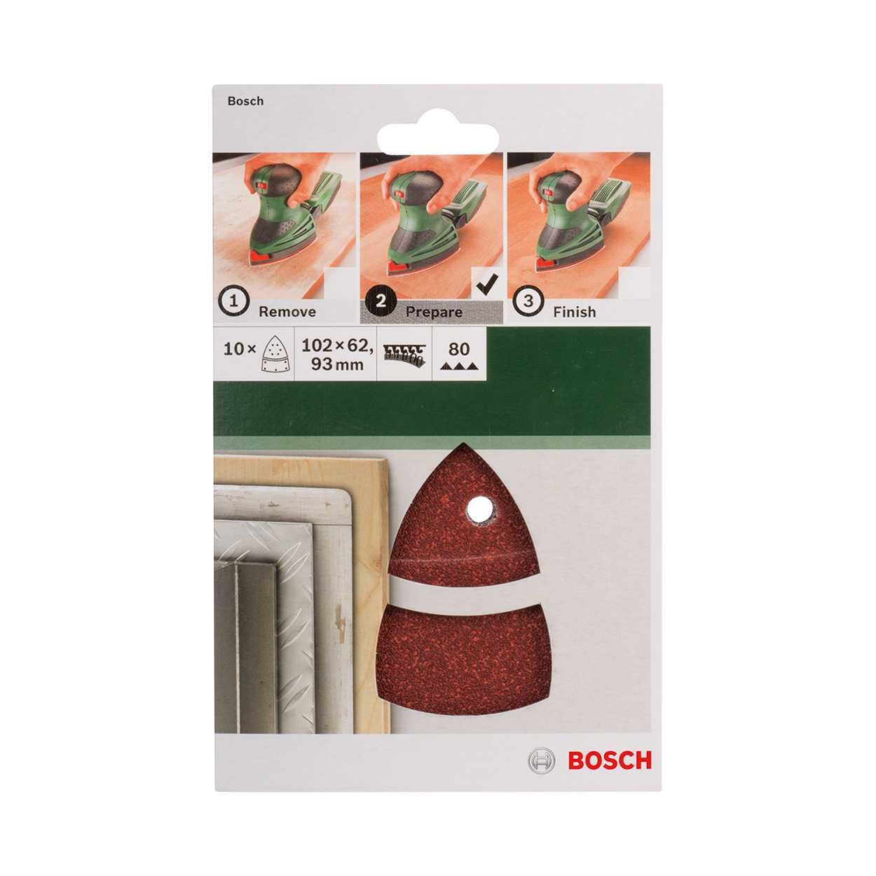 Bosch Sanding Sheet Set for Multi-Sanders - 10 Pieces