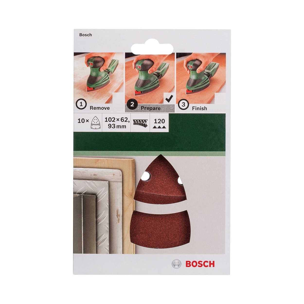 Bosch Sanding Sheet Set for Multi-Sanders - 10 Pieces