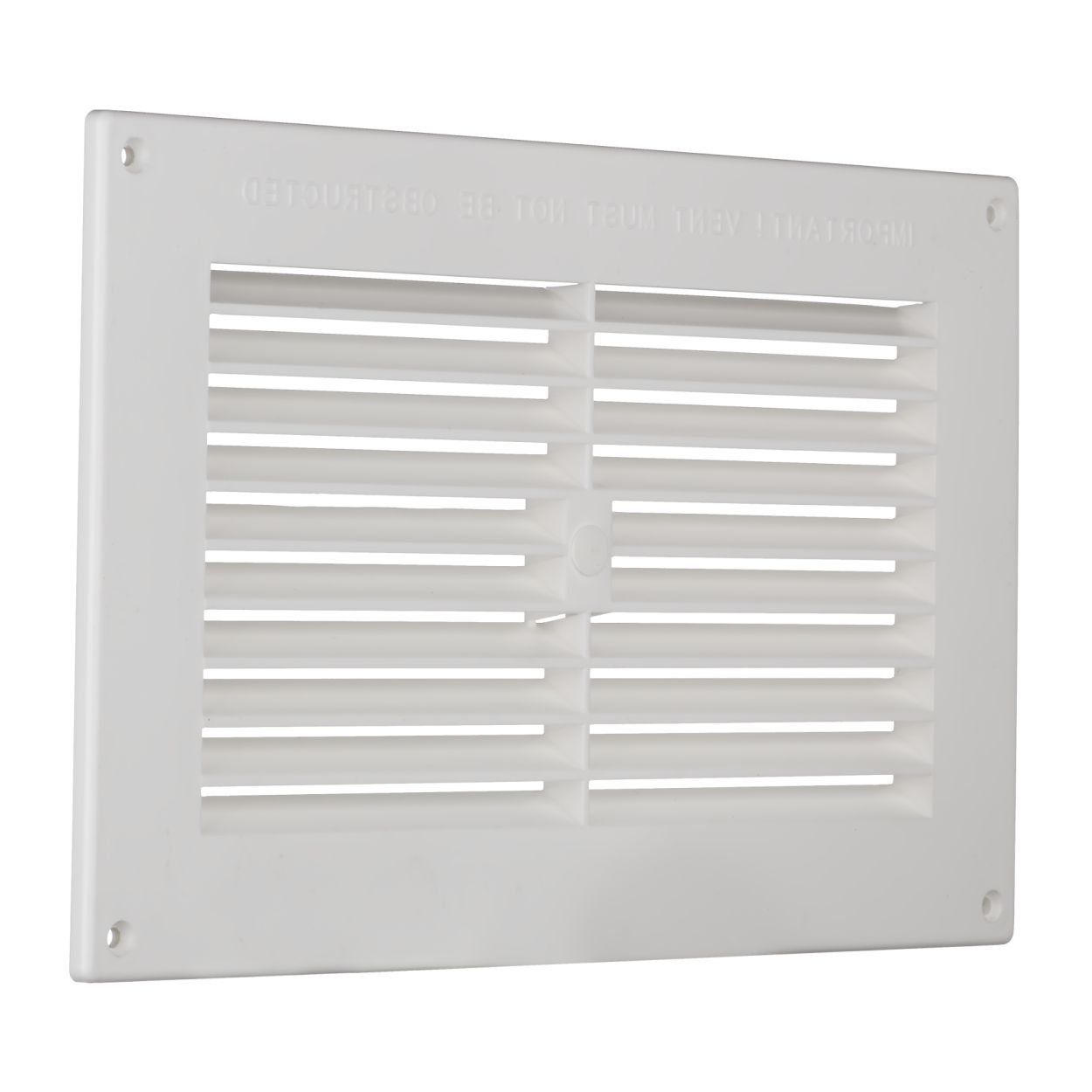 Ventilation - 9 inch x 6 inch White Plastic Vent