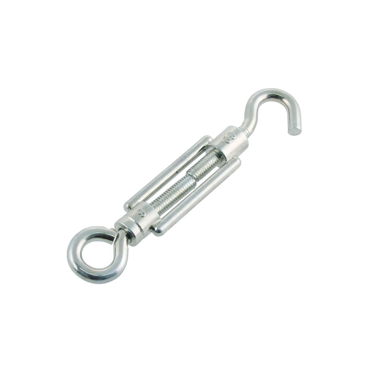 Turnbuckle, Eye/Hook, M6 X100Mm