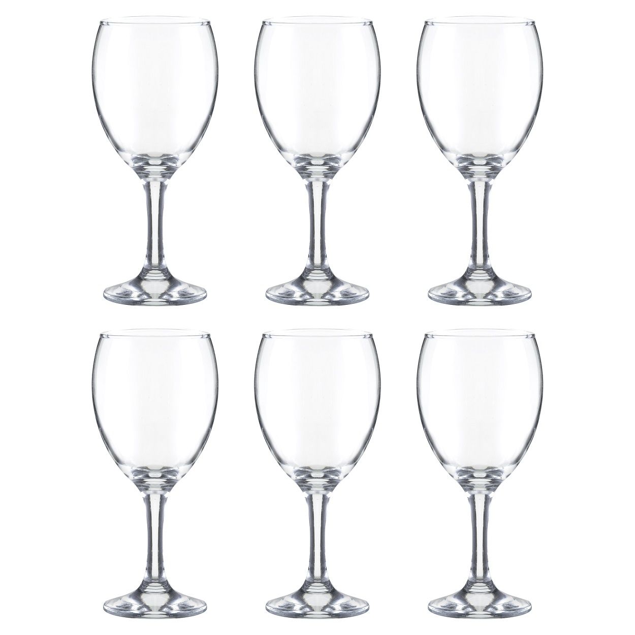 Essentials 6 Red Wine Glasses 30Cl
