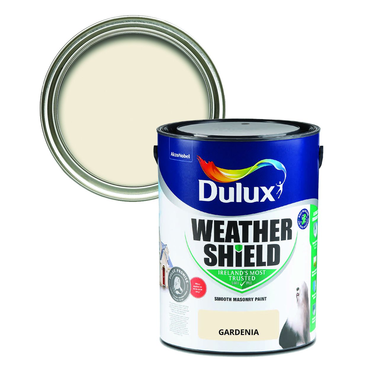 Dulux Weathershield Smooth Masonry Gardenia 5L