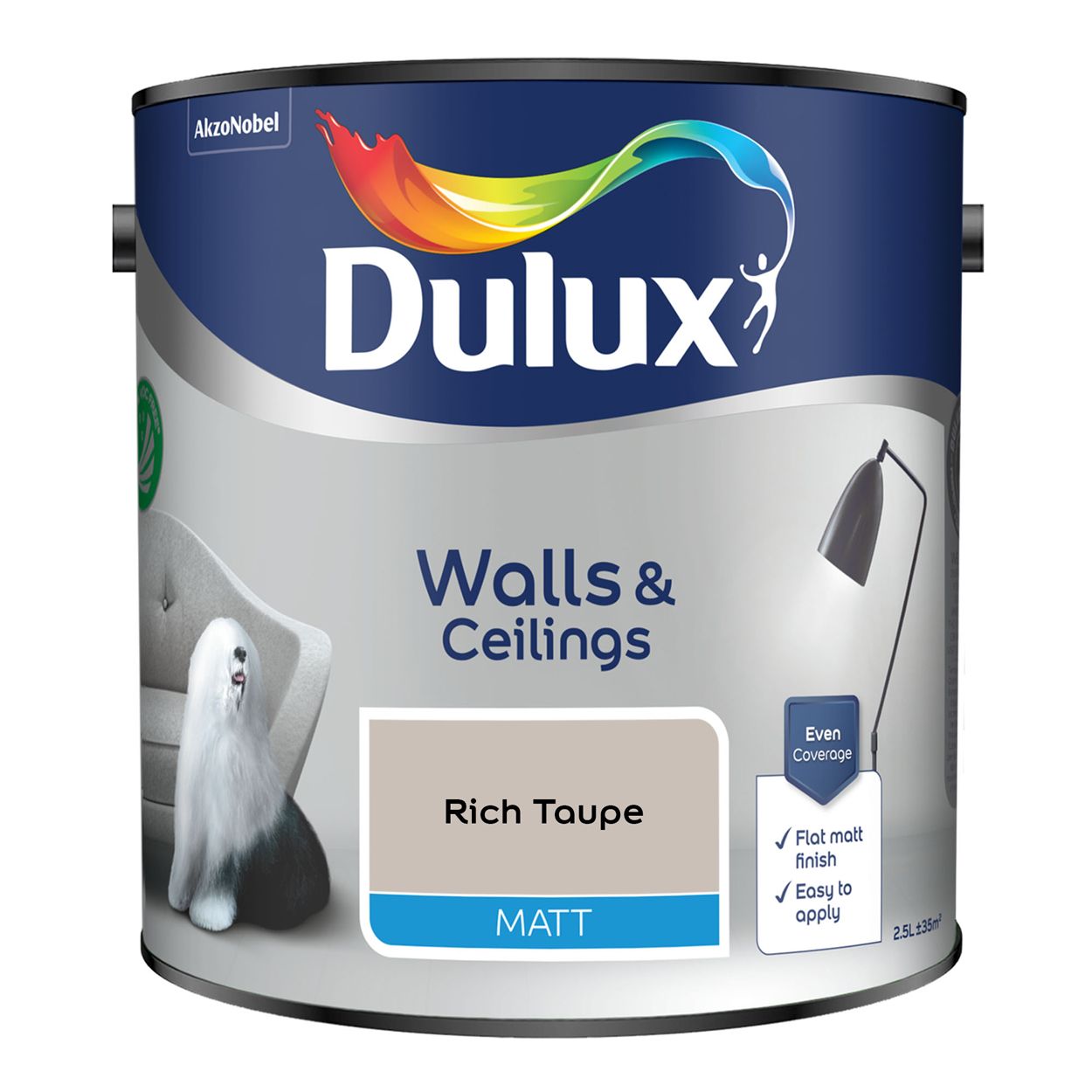 Dulux Vinyl Matt Rich Taupe 2.5L