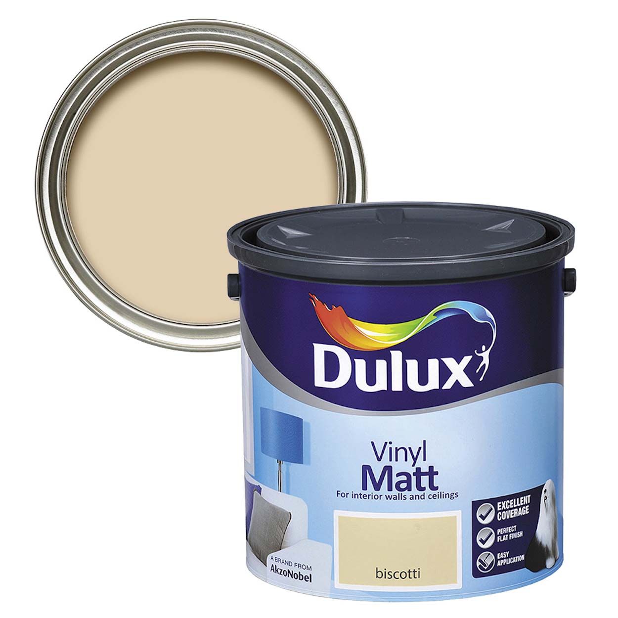 Dulux Vinyl Matt Biscotti 2.5L