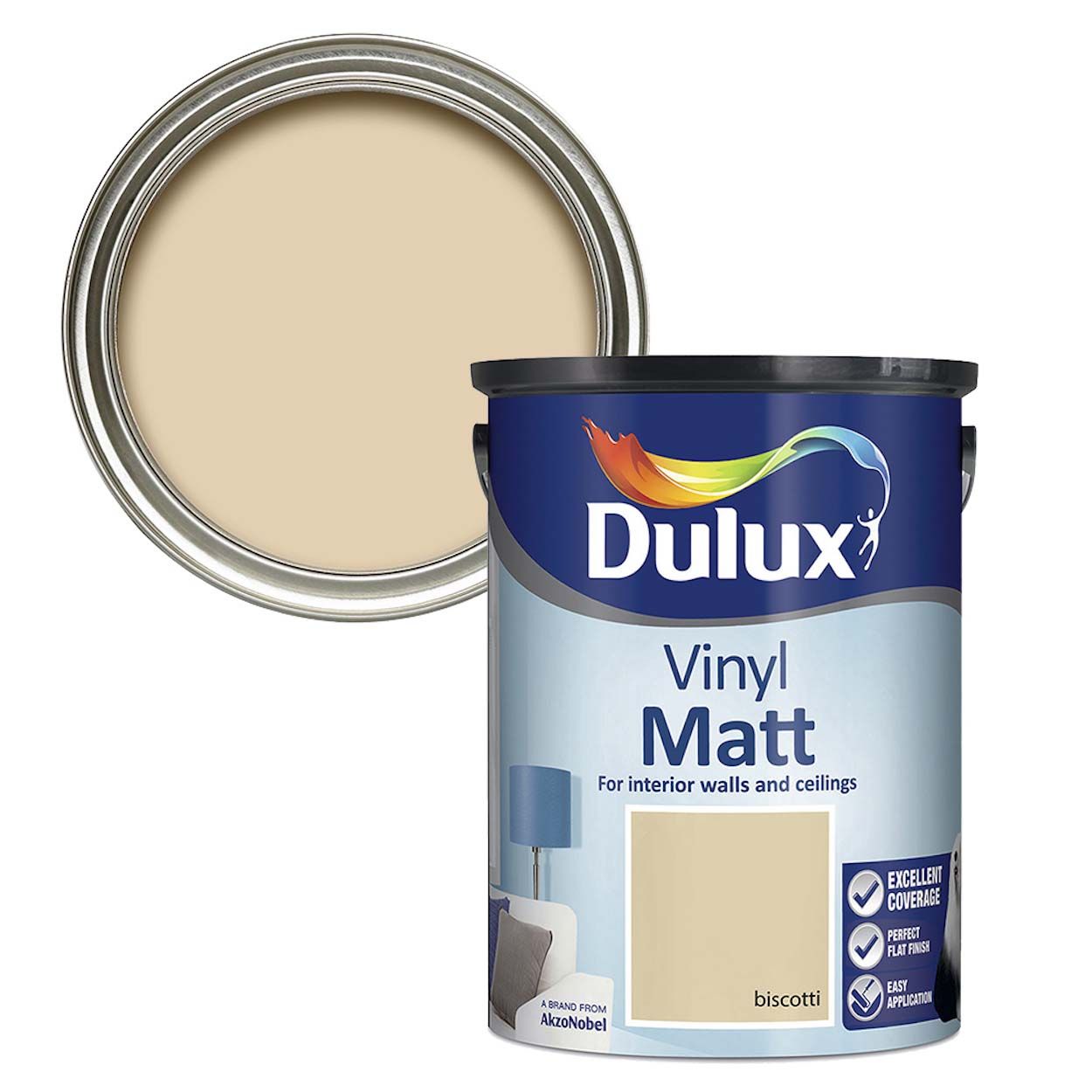 Dulux Vinyl Matt Biscotti 5L