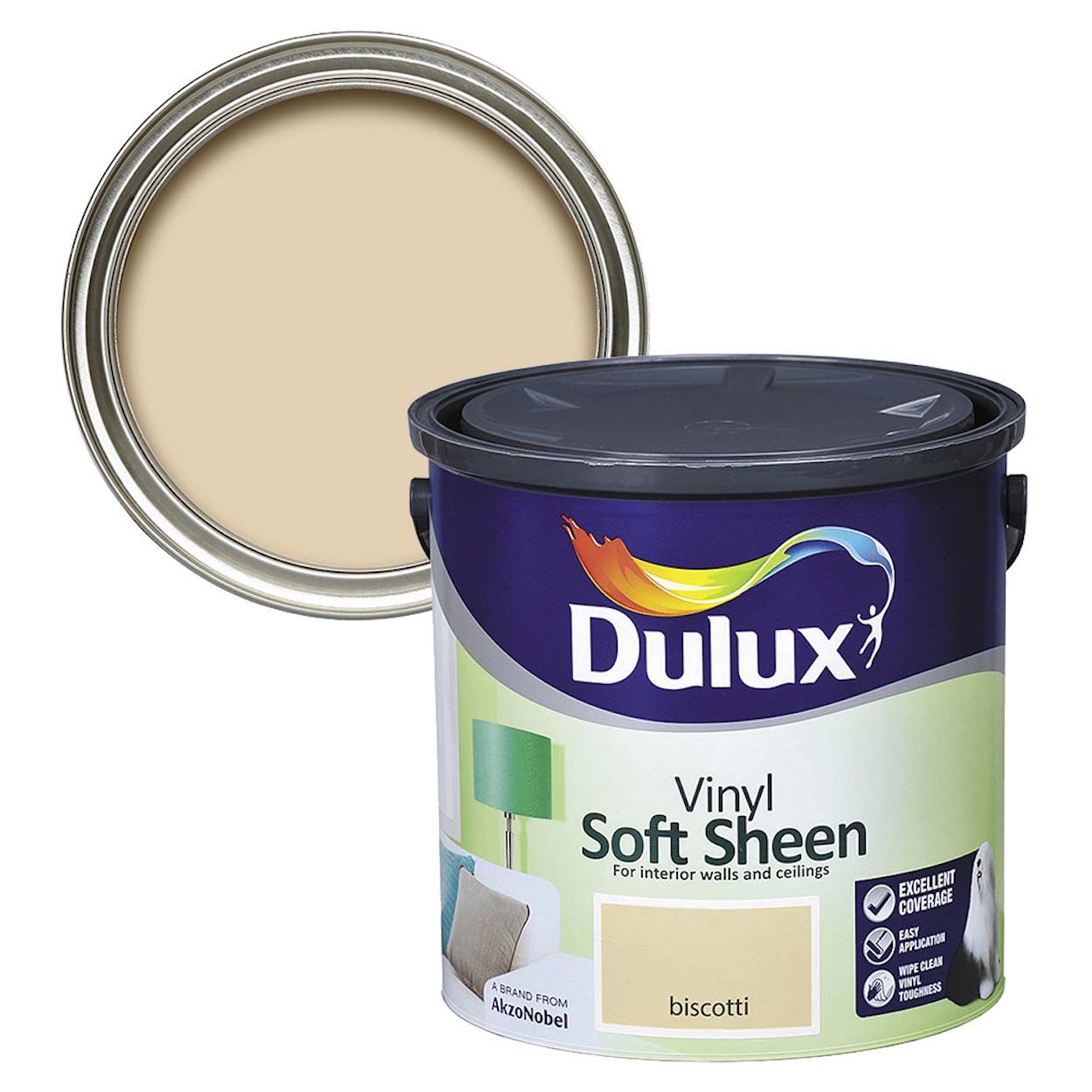 Dulux Vinyl Soft Sheen Biscotti 2.5L