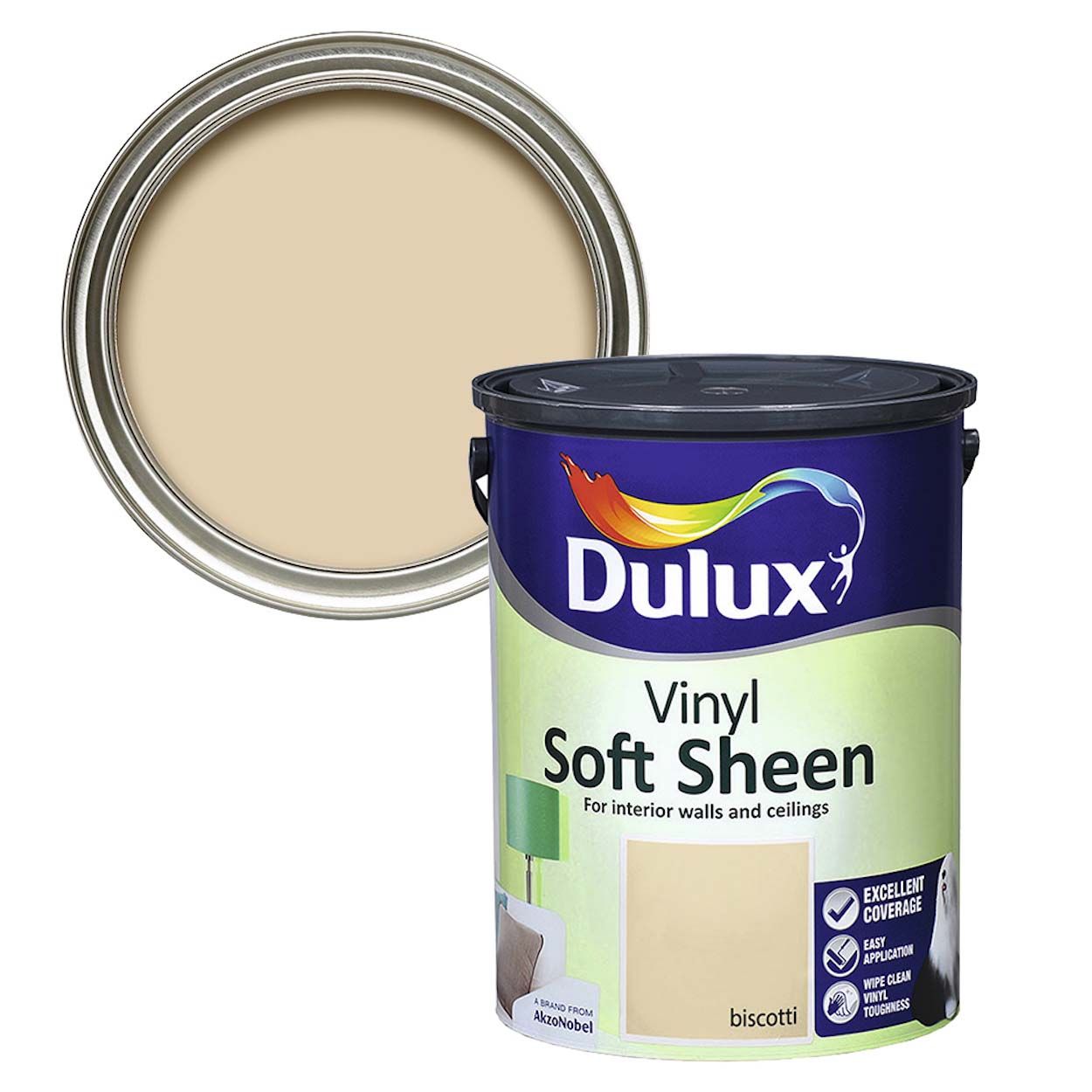 Dulux Vinyl Soft Sheen Biscotti 5L