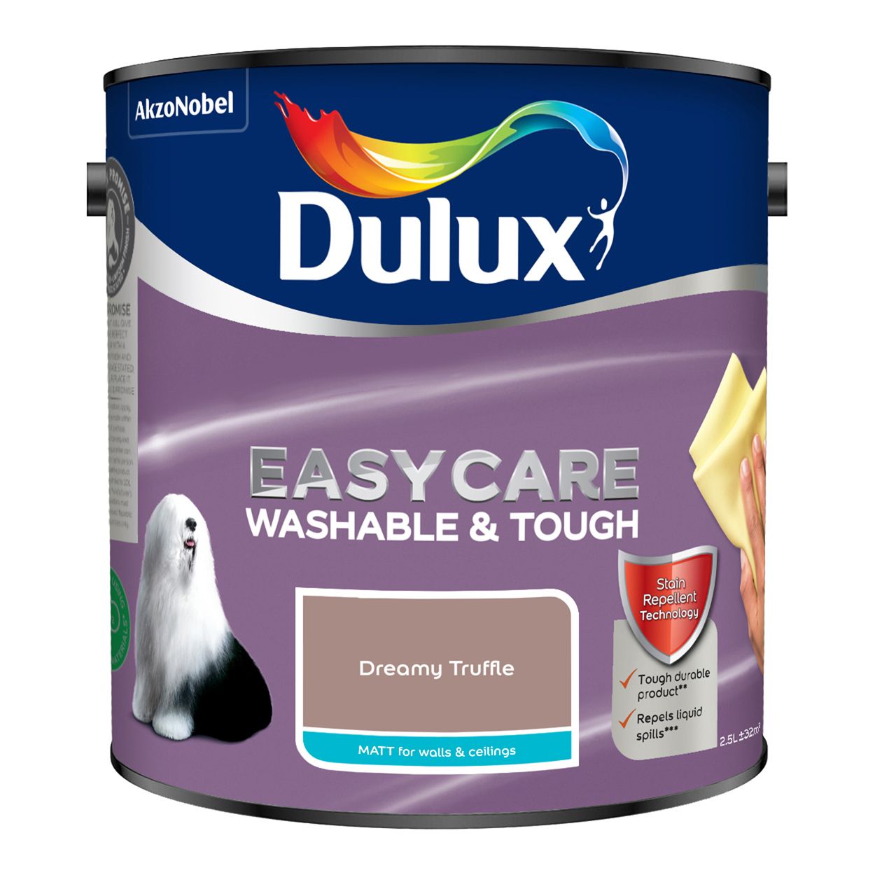 Dulux Easycare Washable & Tough Matt Dreamy Truffle 2.5L