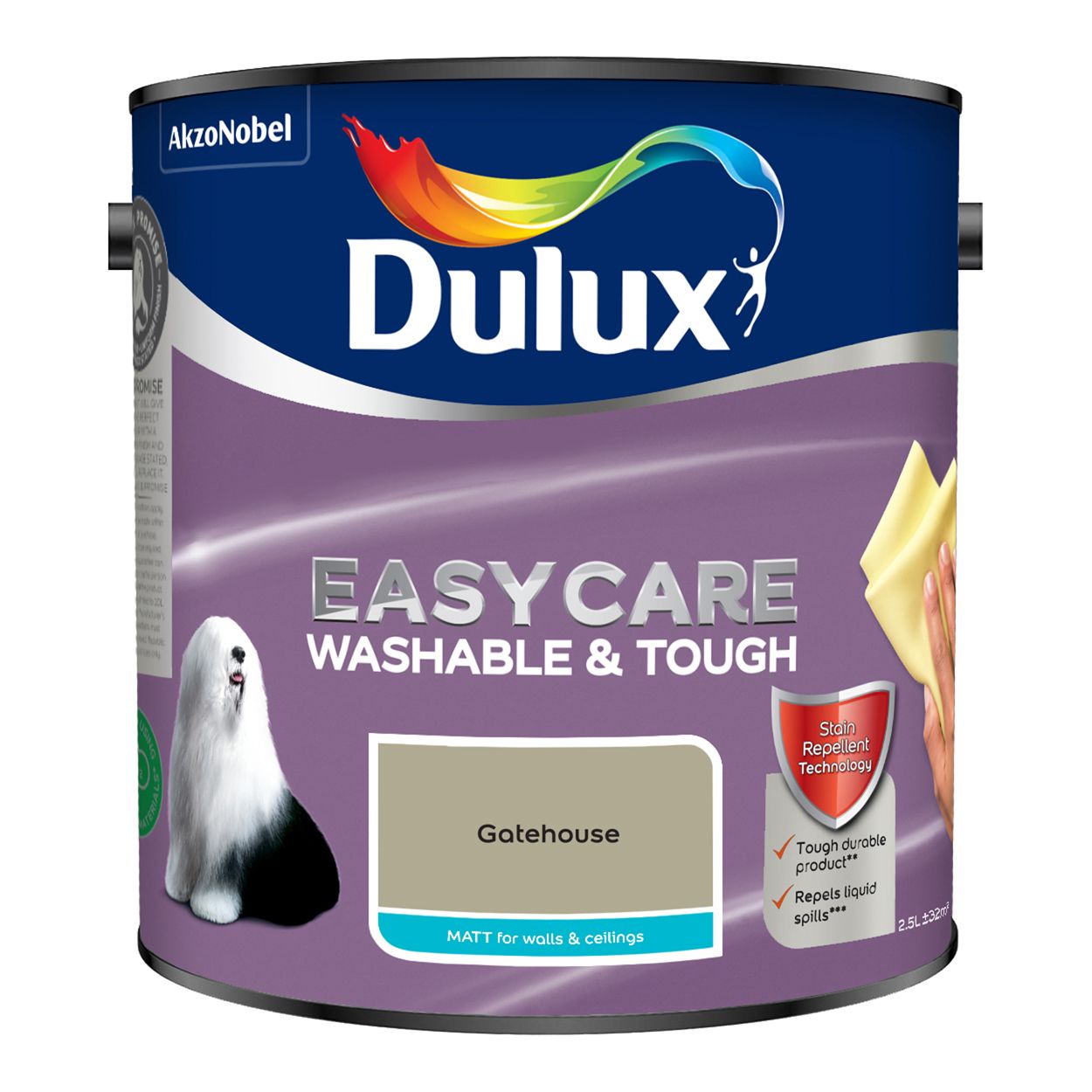 Dulux Easycare Washable & Tough Matt Gatehouse 2.5L