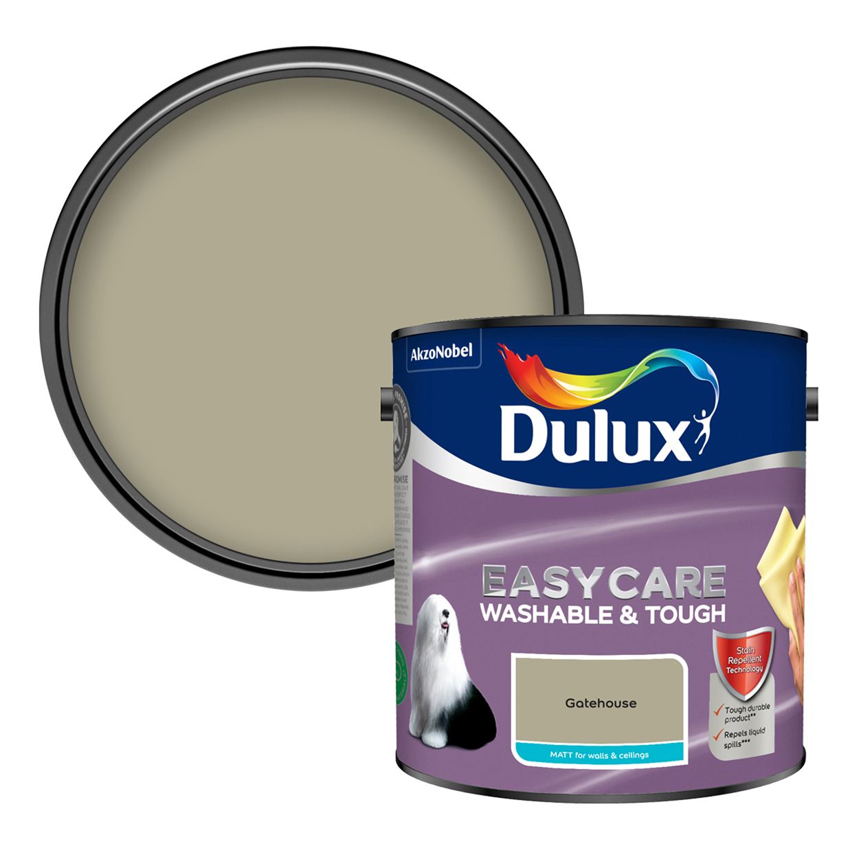 Dulux Easycare Washable & Tough Matt Gatehouse 2.5L