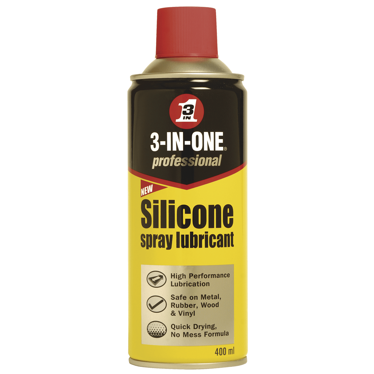 3in1 400ml Silicone Lubricant Spray Professional