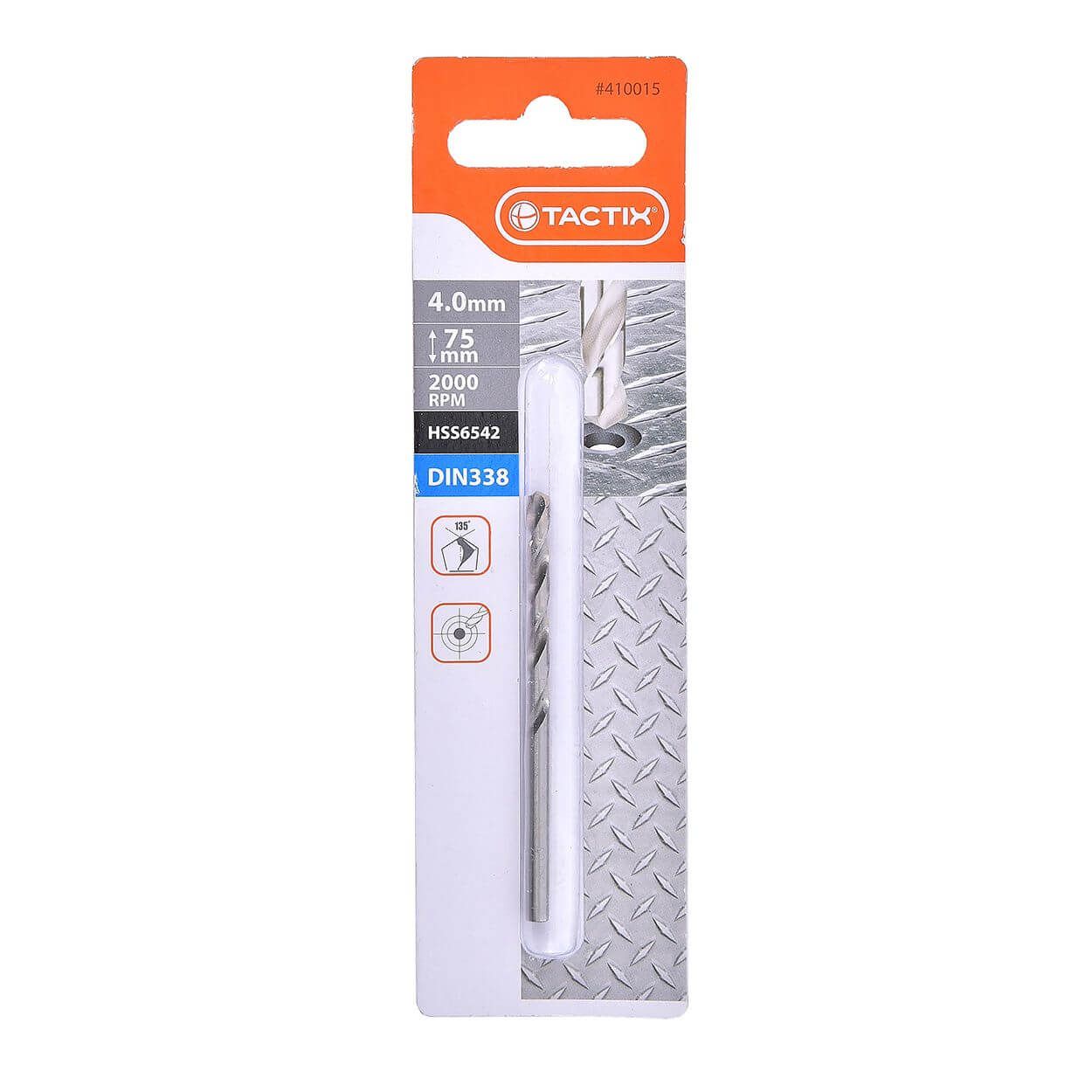 Tactix Hss Twist Drill 4Mm