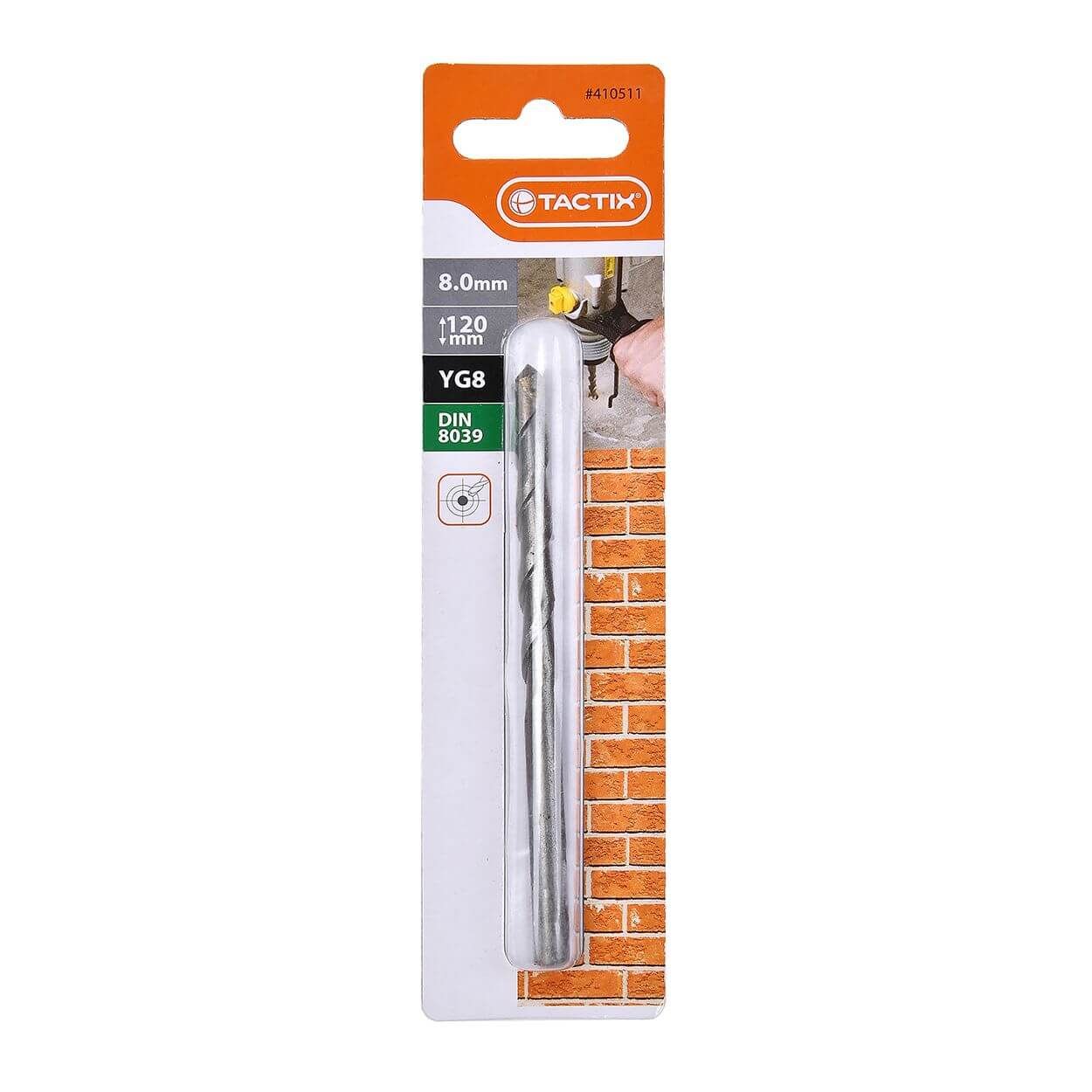 Tactix Concrete Drill 8Mm