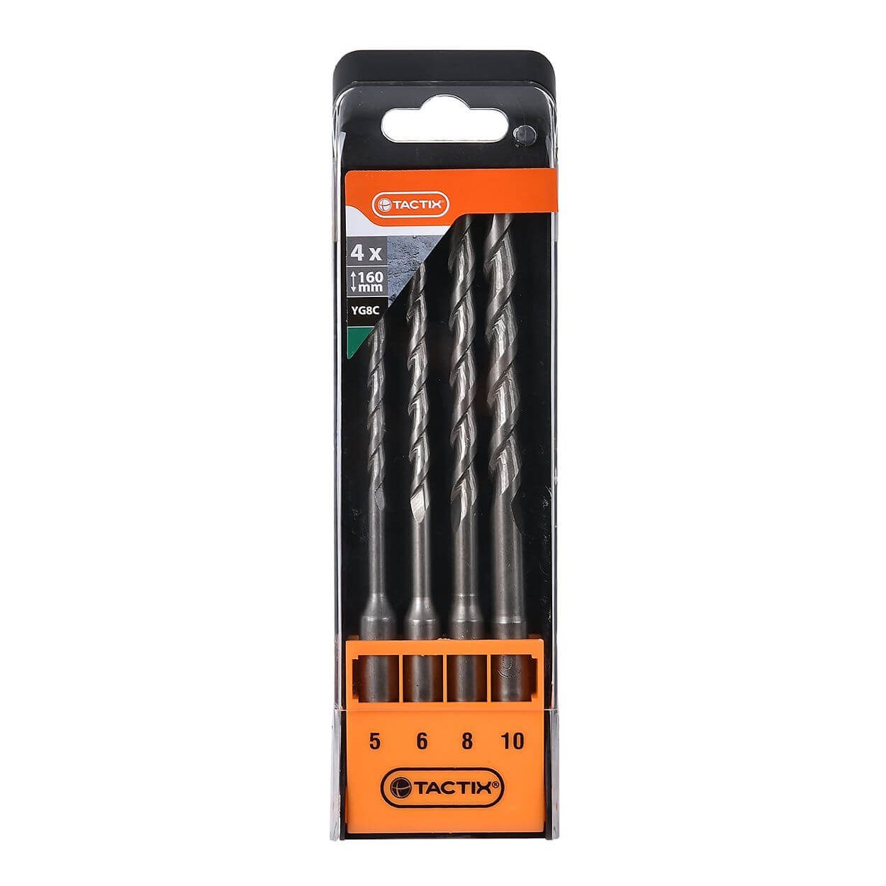 Tactix Hammer Drill 4Pc 160Mm Sds Plus
