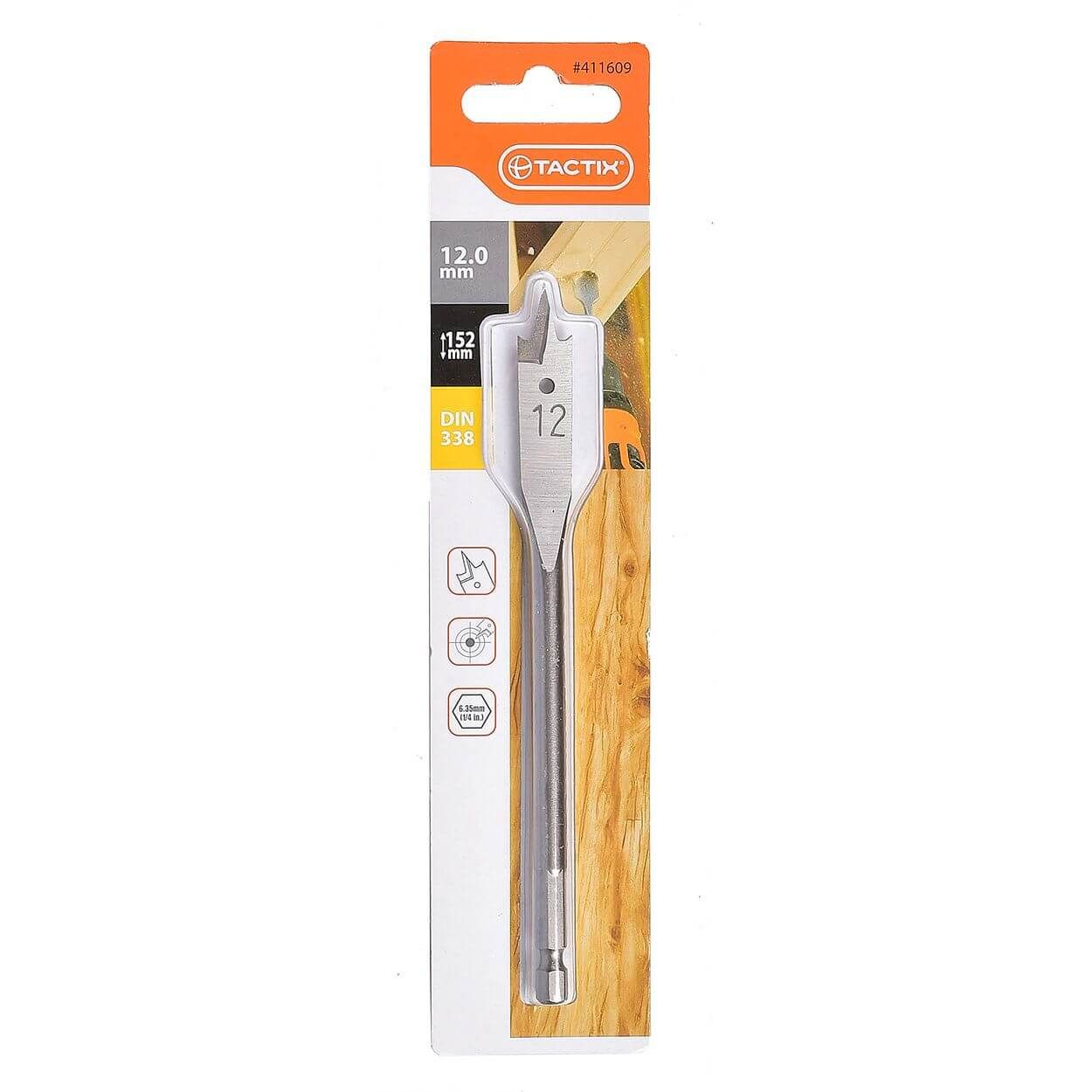 Tactix 12mm Wood Spade