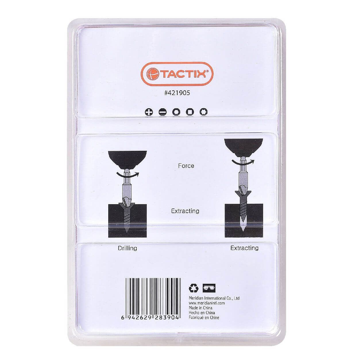 Tactix 5pc Screw Remover