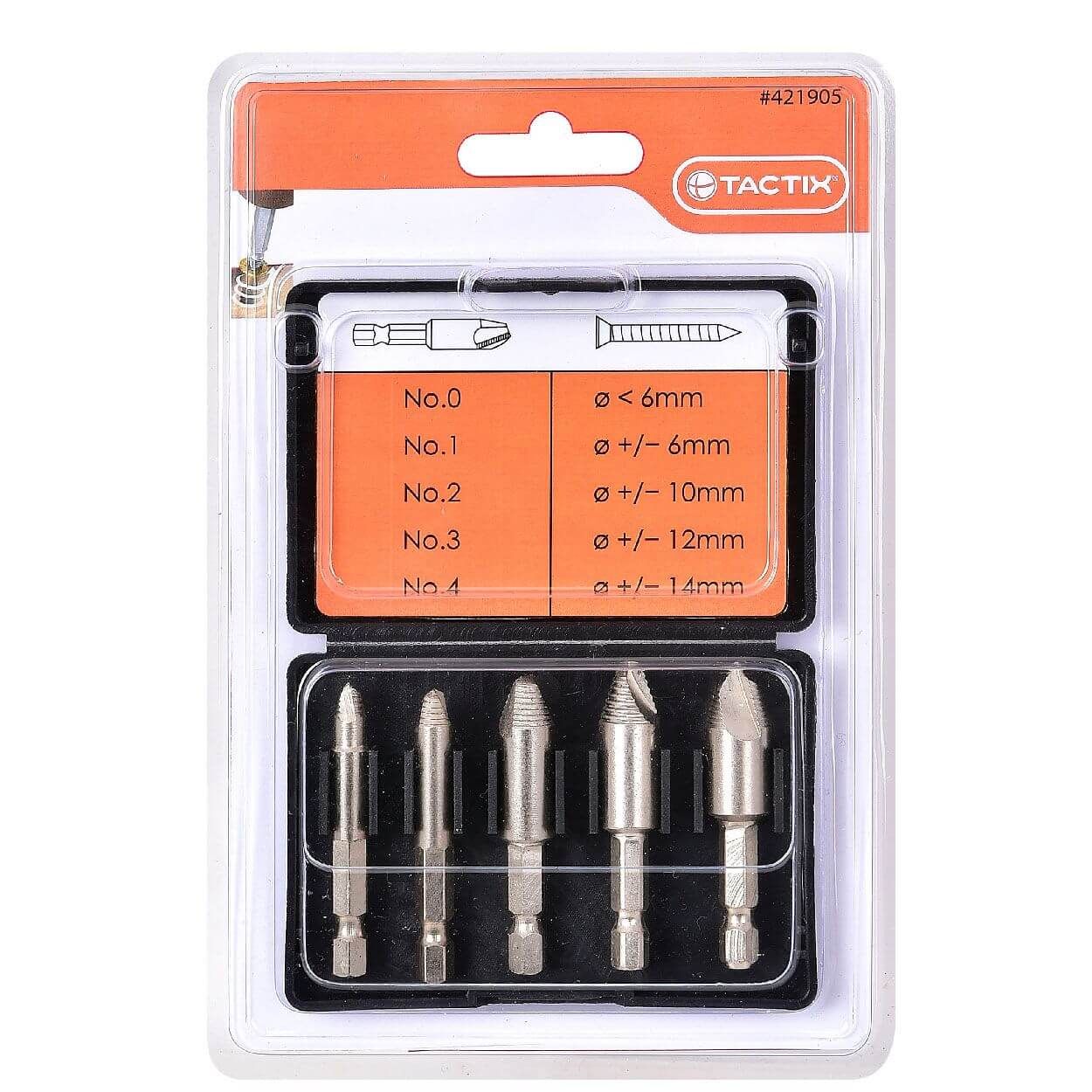 Tactix 5pc Screw Remover