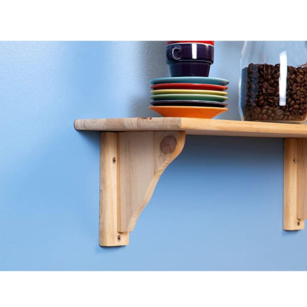 Ts102 Core Natural Wood Shelf Kit (580X190X16Mm)