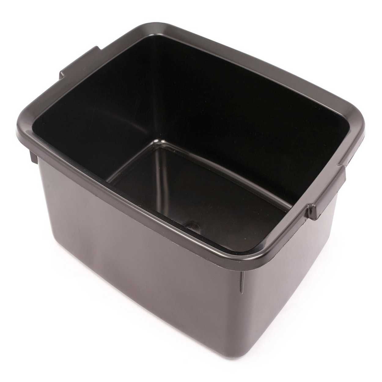 Addis 12l Rect Bowl Soft Black