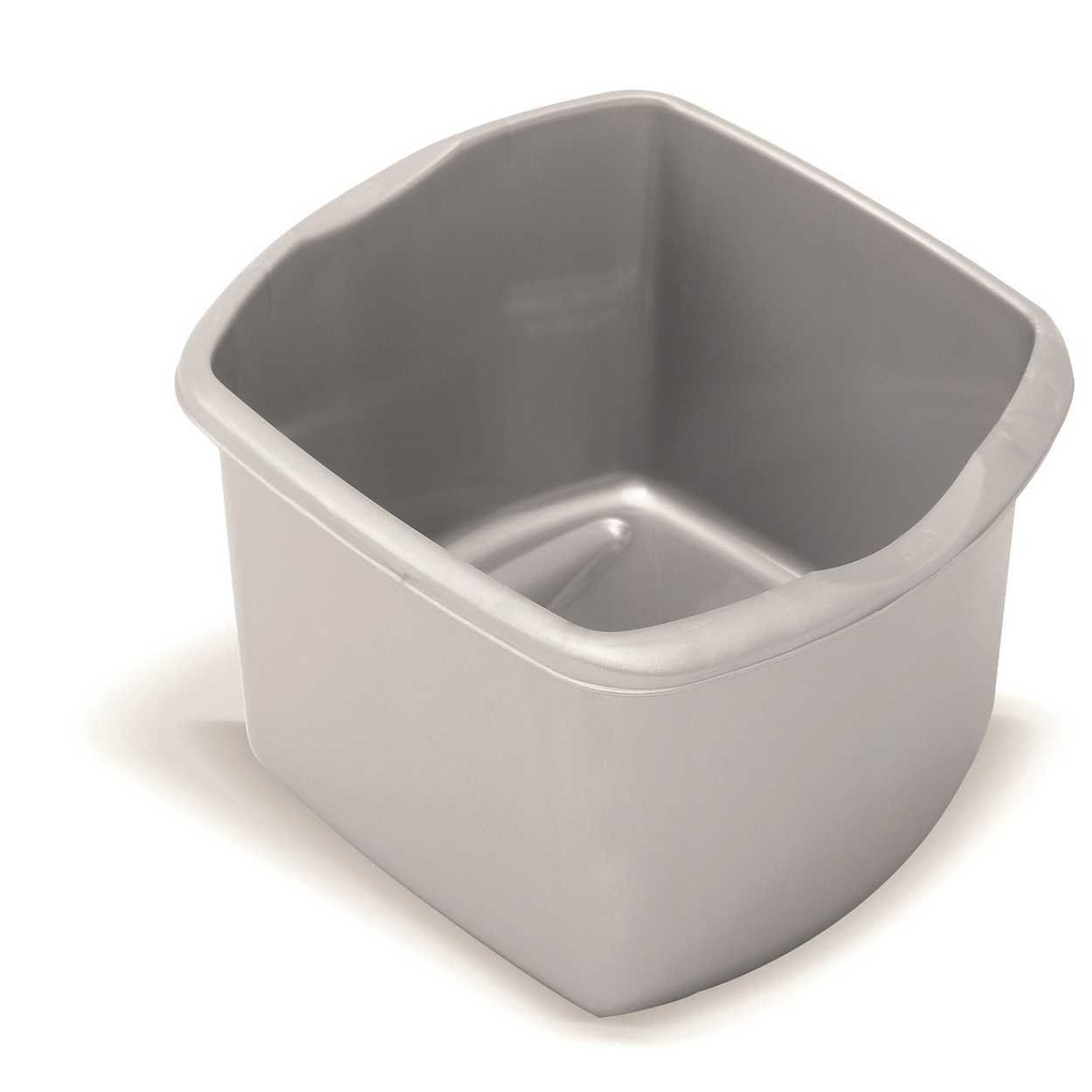 Addis 8l Small Rectangular Bowl Metallic