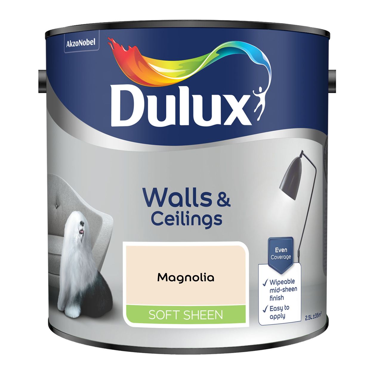 Dulux Vinyl Soft Sheen Magnolia 2.5L