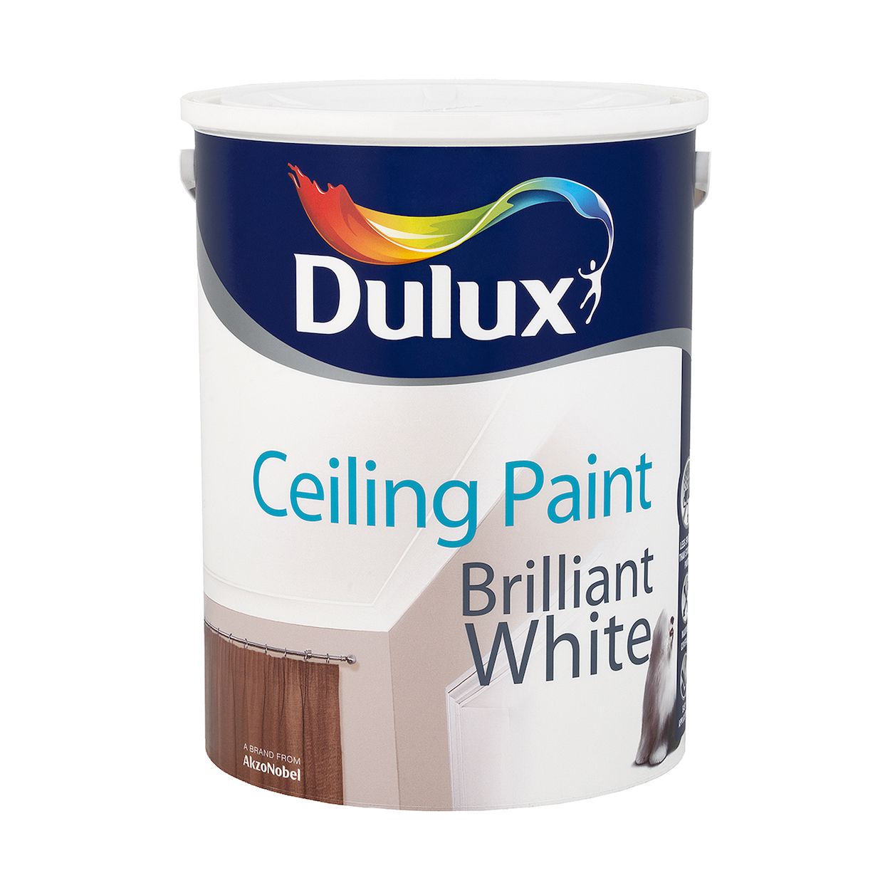 Dulux Ceiling Paint Pure Brilliant White 5L