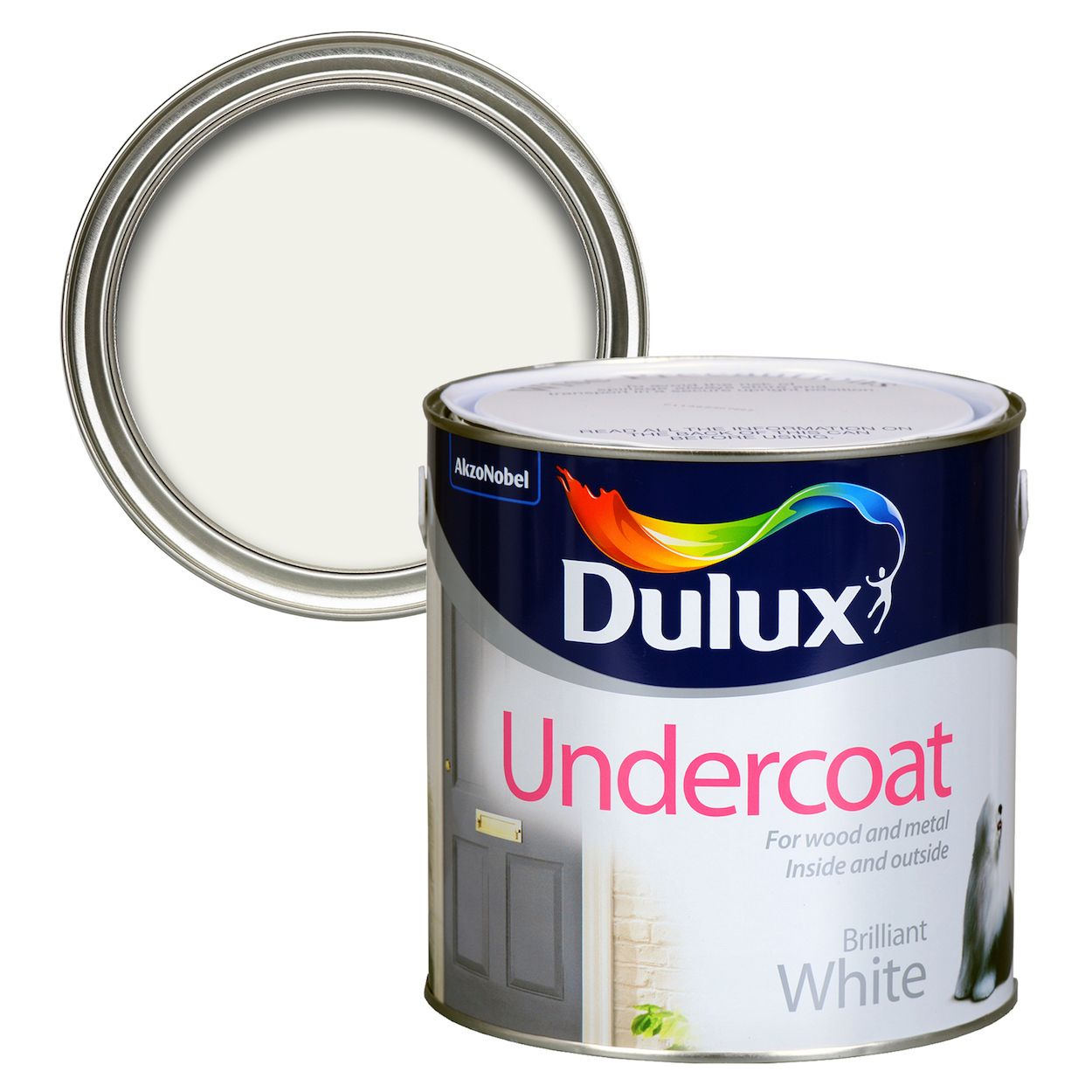 Dulux Undercoat Pure Brilliant White 2.5L