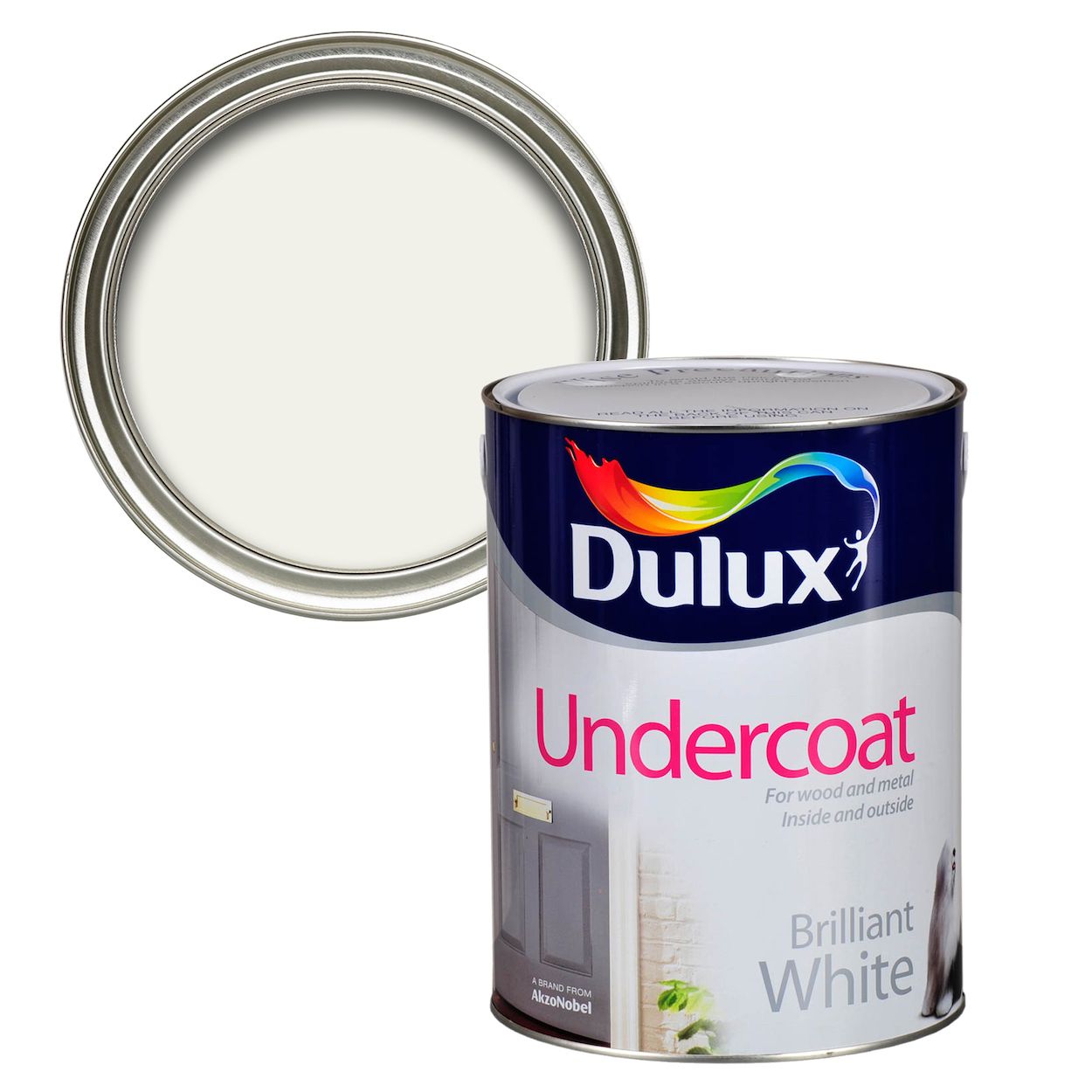 Dulux Undercoat Pure Brilliant White 5L