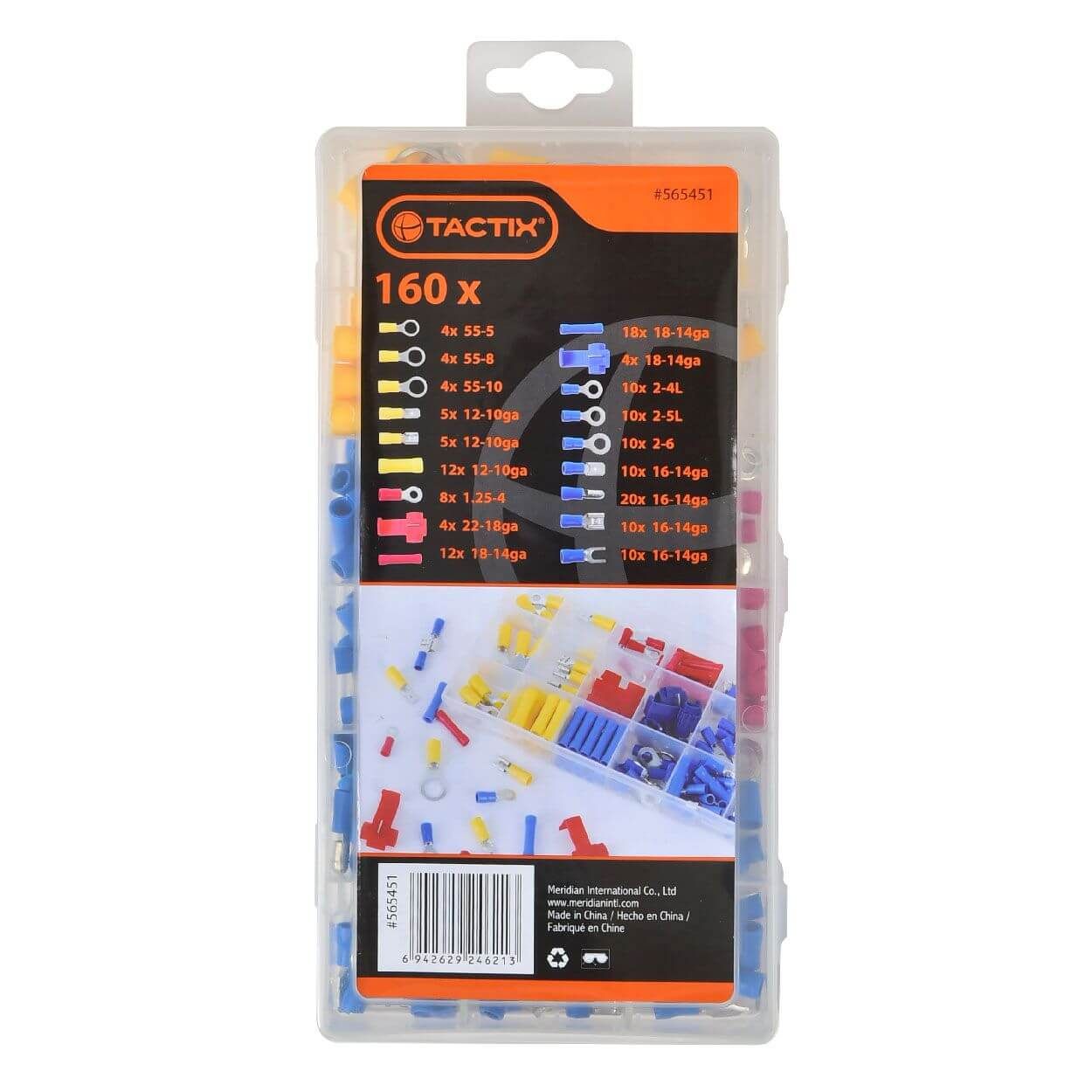 Tactix 160pc Wire Terminal Assortment