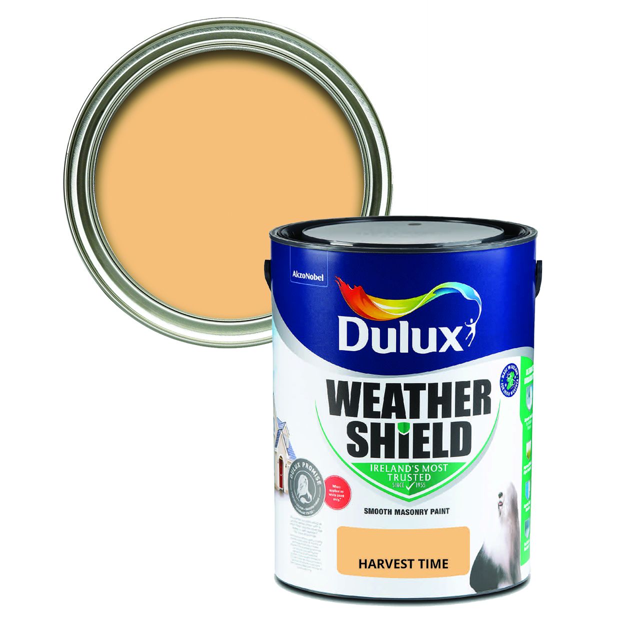 Dulux Weathershield Smooth Masonry Harvest Time 5L