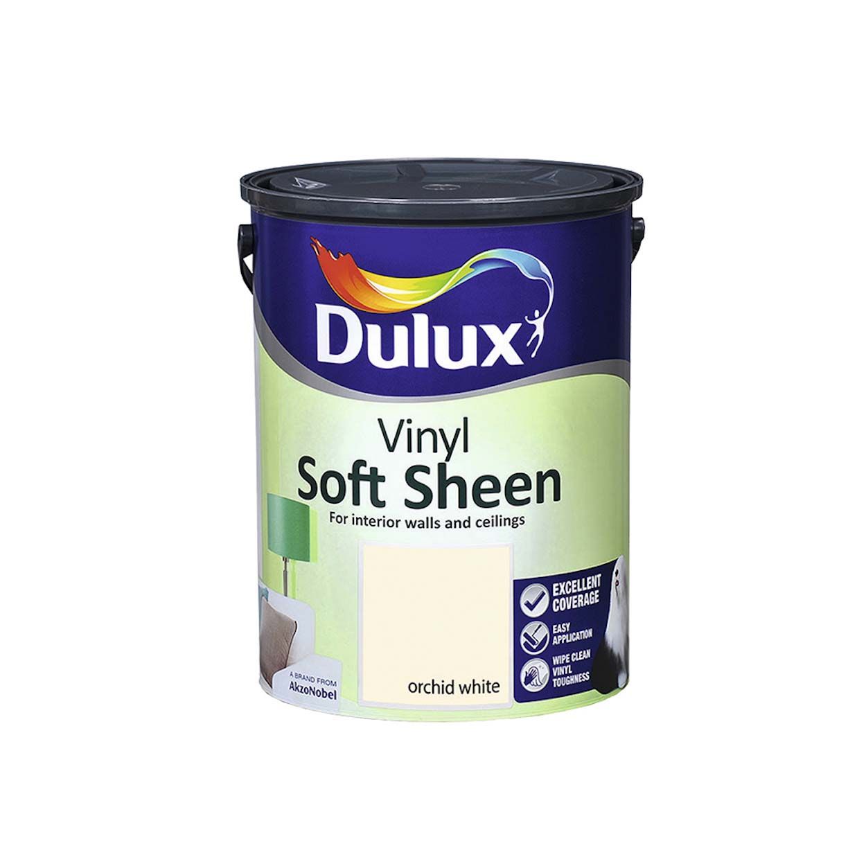 Dulux Vinyl Soft Sheen Orchid White 5L