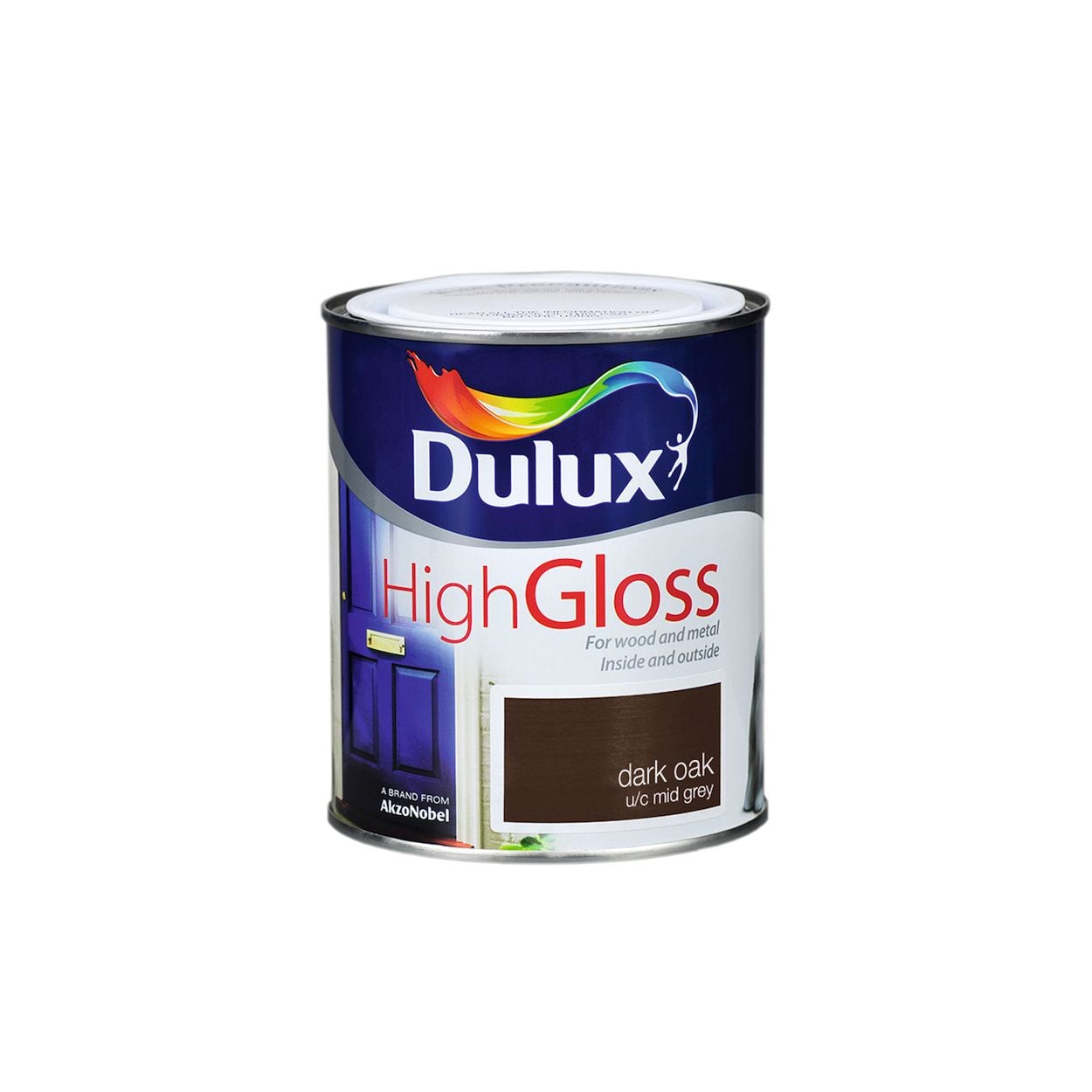 Dulux High Gloss Dark Oak 750ml