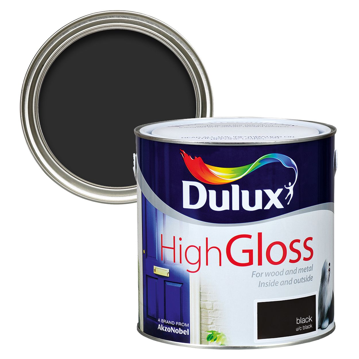 Dulux High Gloss Black 2.5L