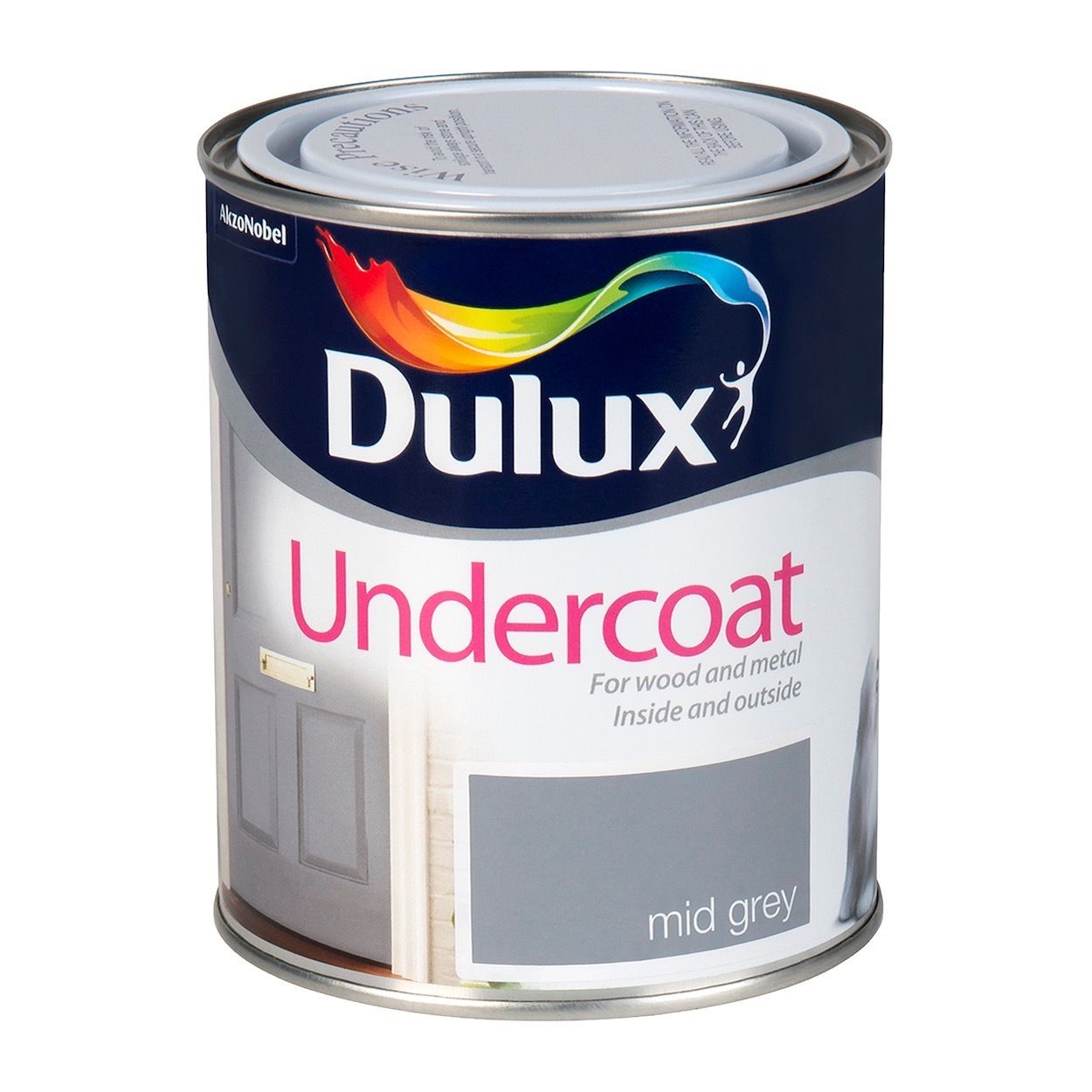 Dulux Undercoat Mid Grey 750ml