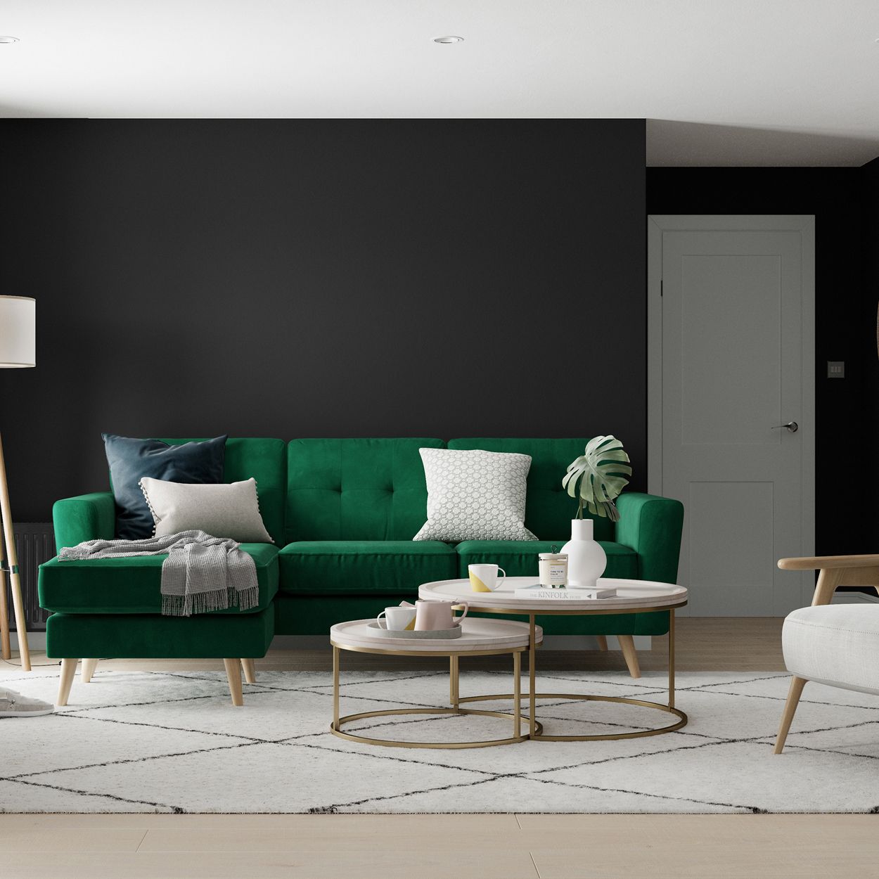 Dulux Walls & Ceilings Matt Black 5L