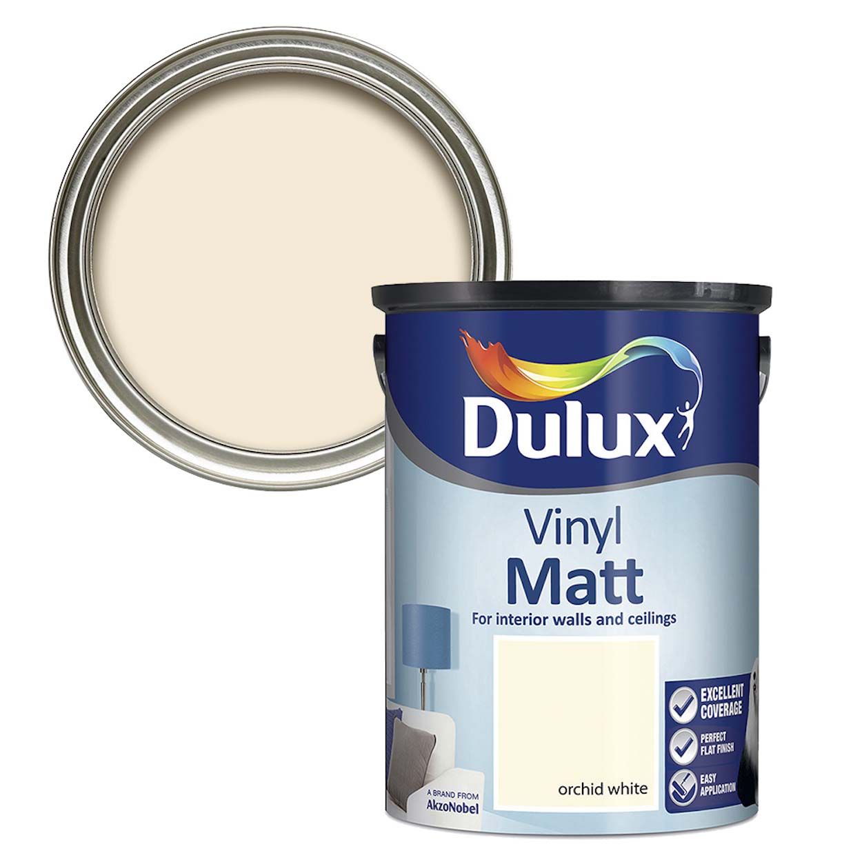 Dulux Vinyl Matt Orchid White 5L