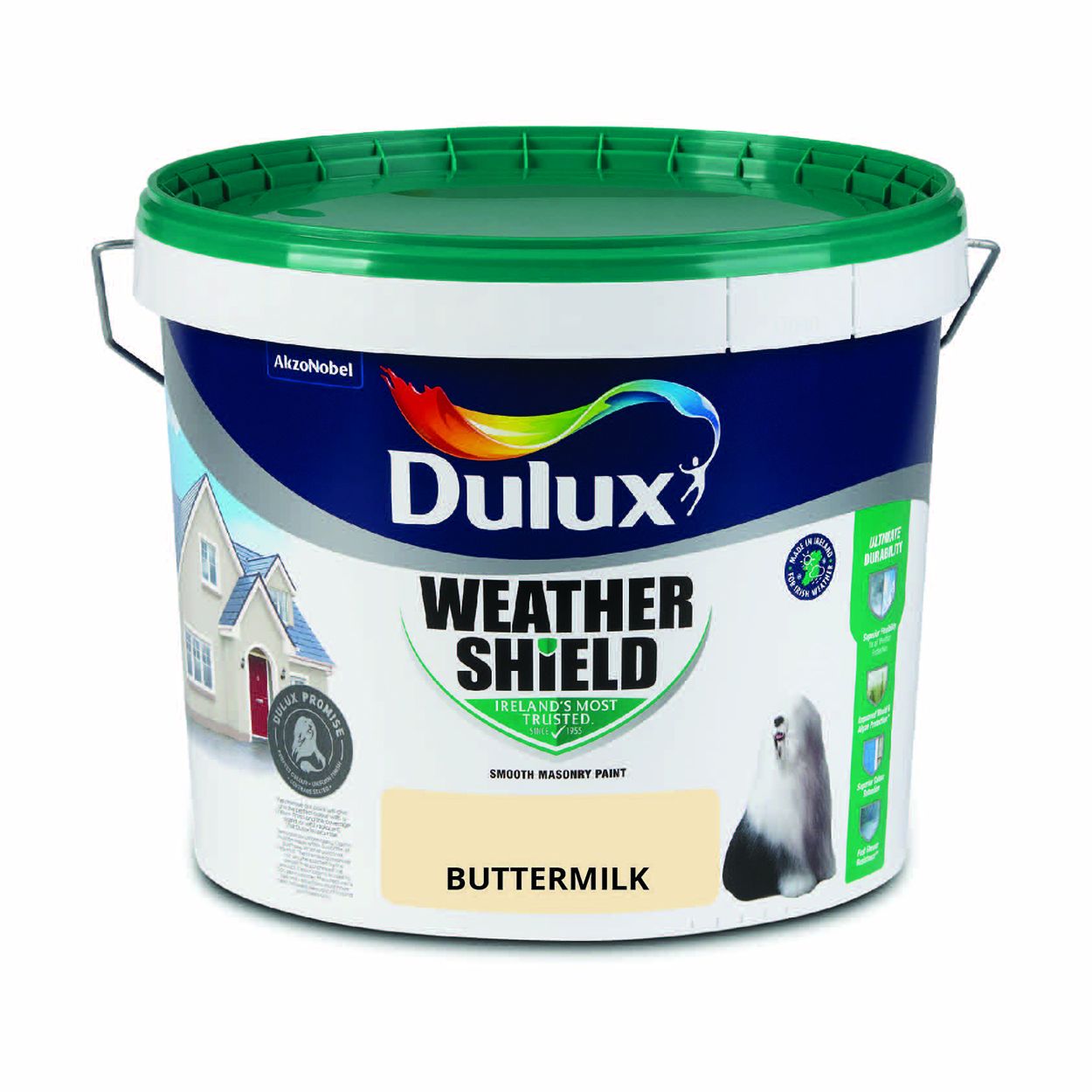 Dulux Weathershield Smooth Masonry Buttermilk 10L