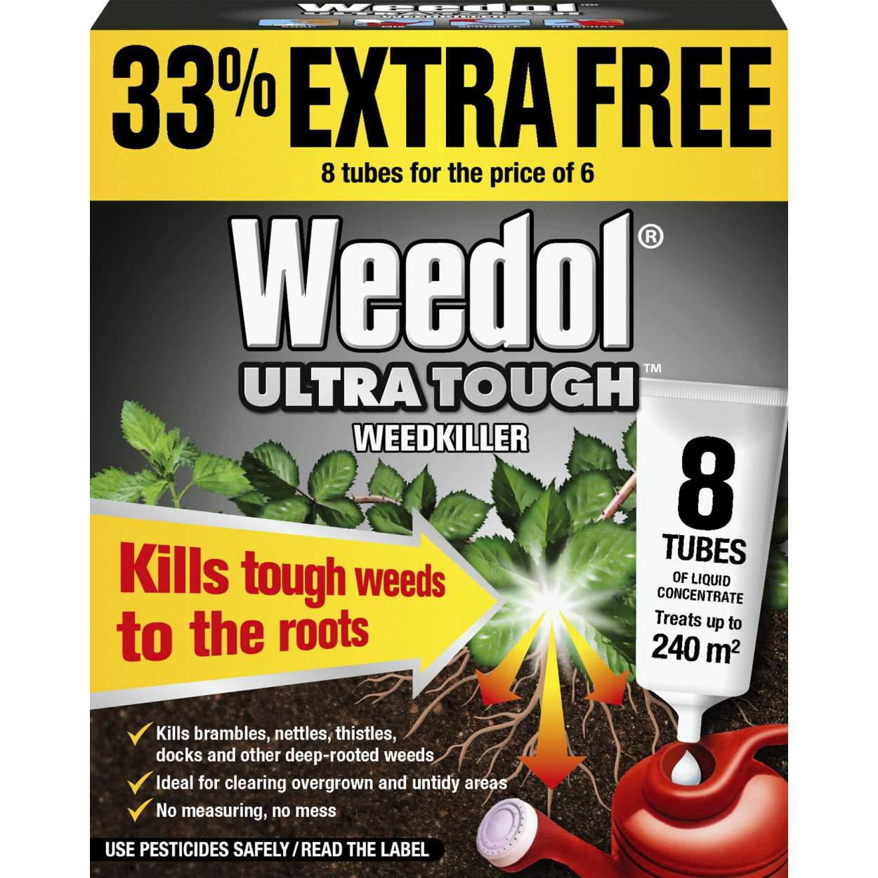 Weedol Ultra Tough 6 Pack + 33% FREE
