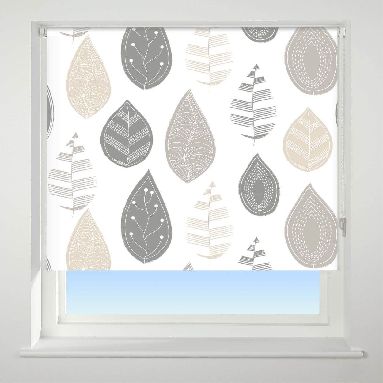 Universal 60cm Roller Blind - Leaf Neutral