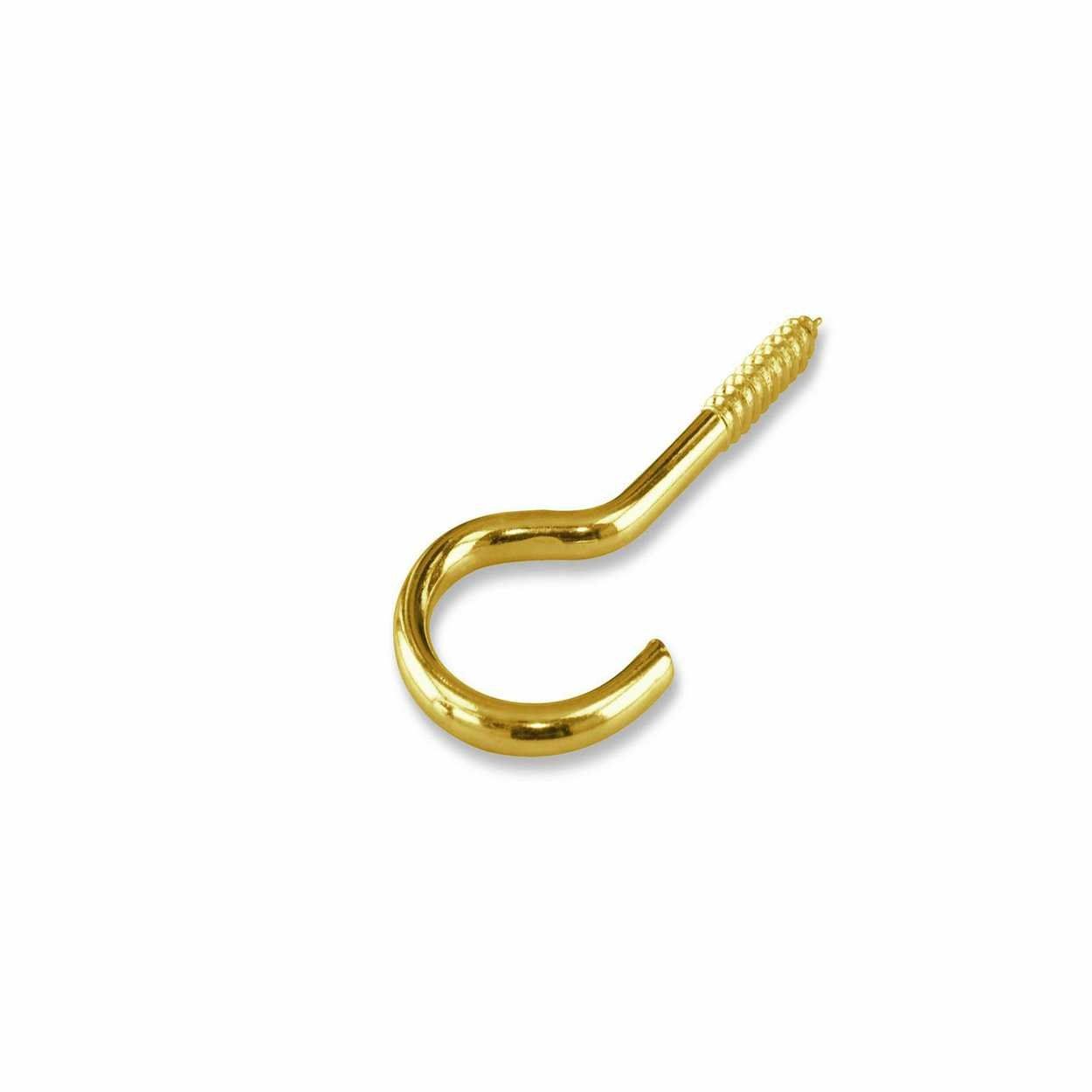 Suki Bended Hook 30X2.6X11X 6 Brass