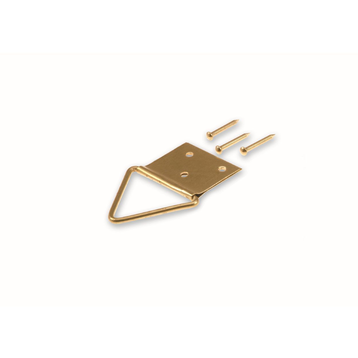 Picture Hanger Brass Plated 5/3 Holes