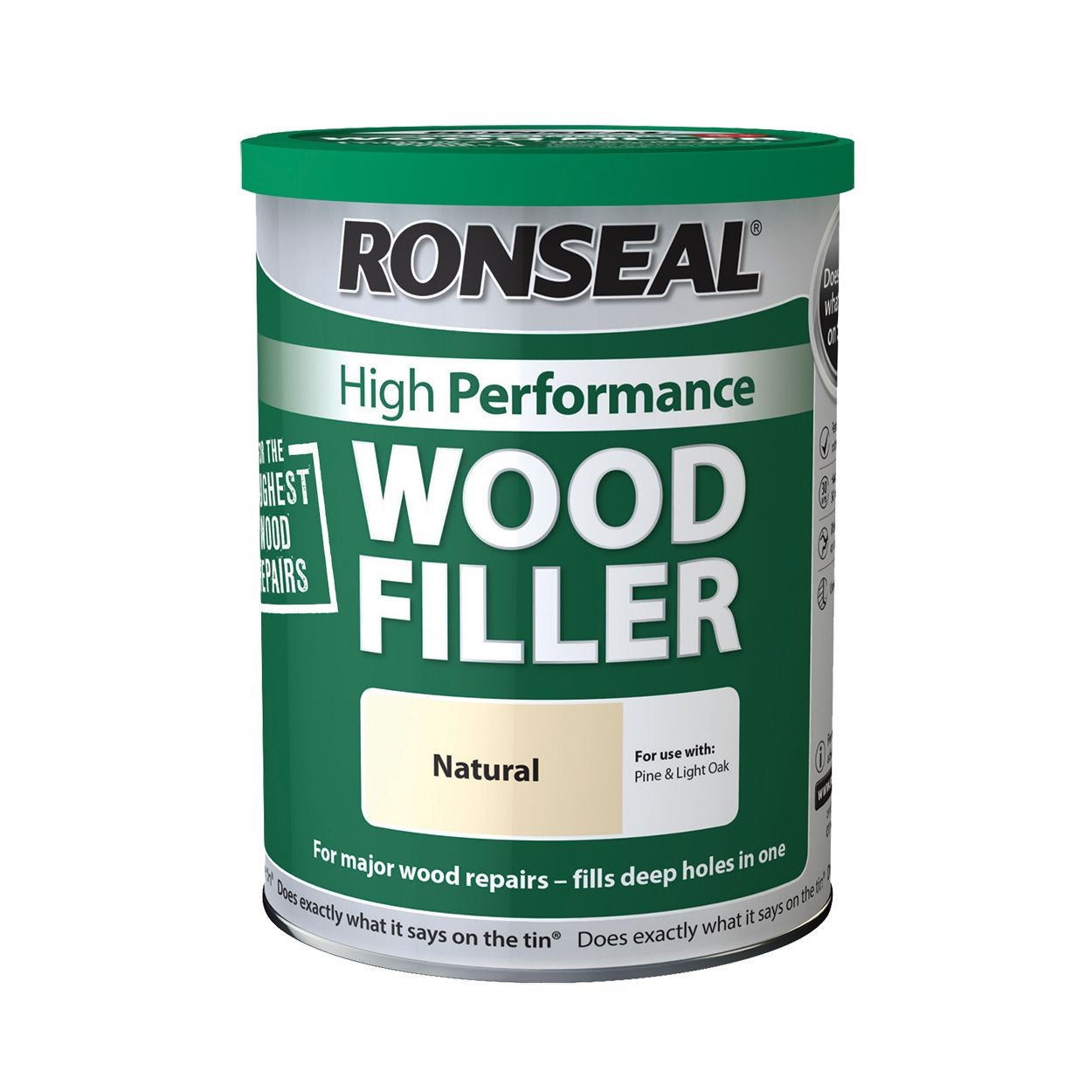 Ronseal 1kg High Performance Wood Filler Natural