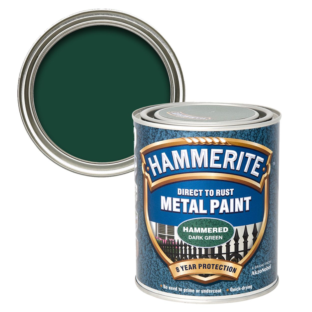 Hammerite Hammered Dark Green 250ml