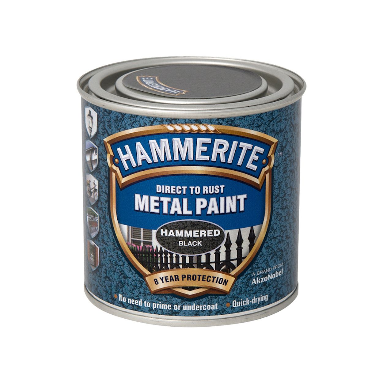 Hammerite Hammered Black 250ml